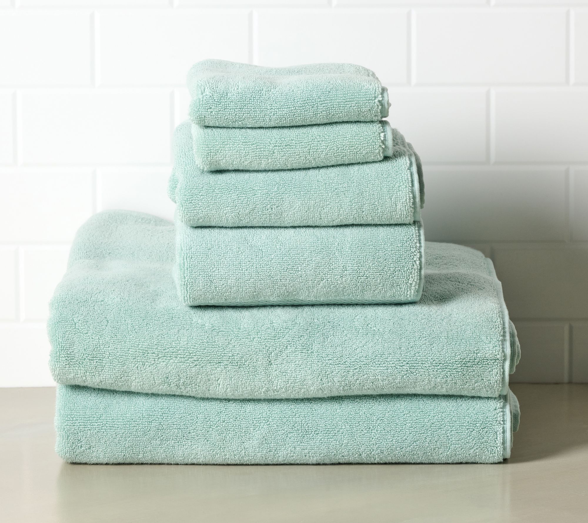 W by Wamsutta Ashford Dobby 6-Piece Towel Set