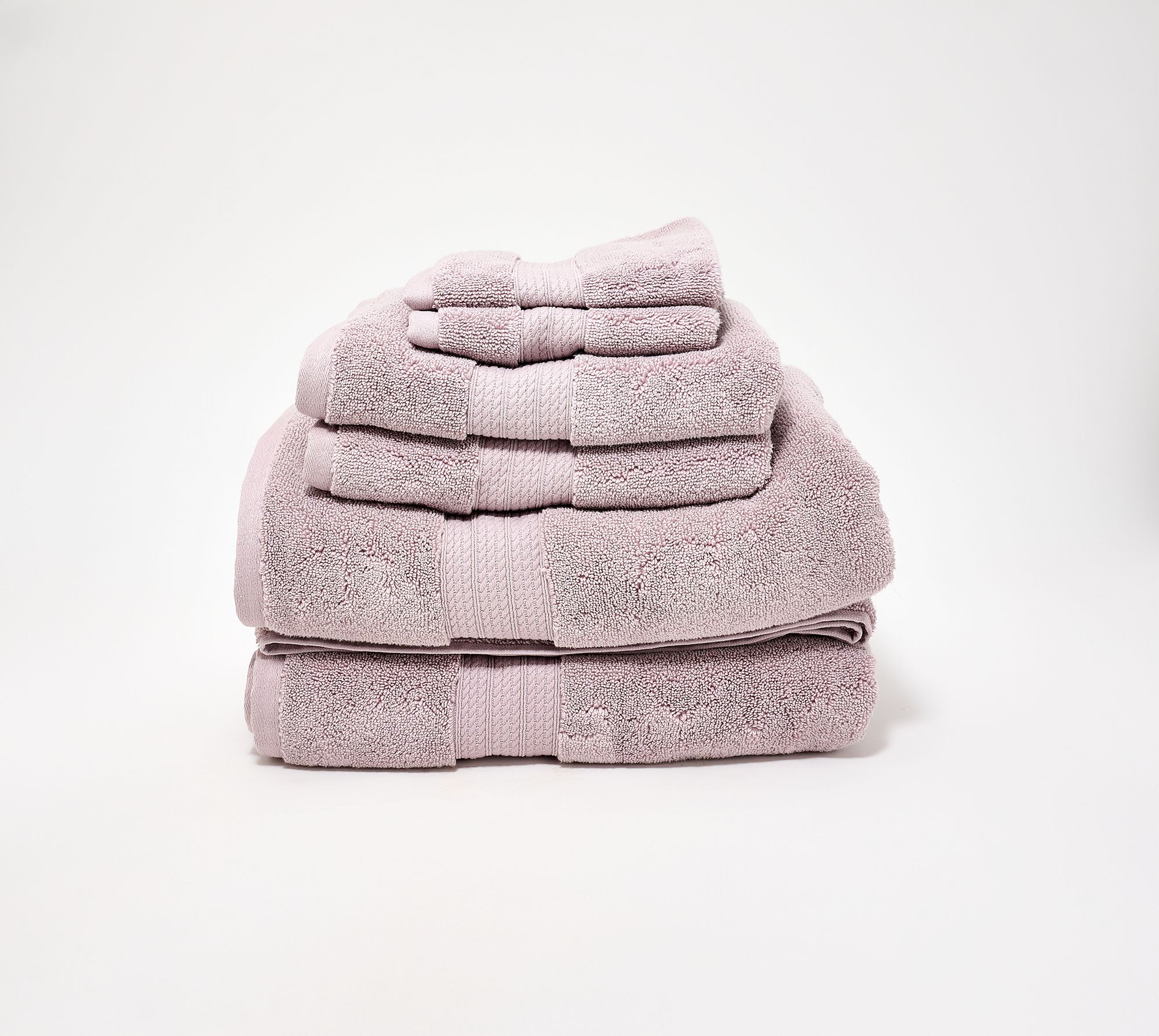 W by Wamsutta Ashford Dobby 6-Piece Towel Set