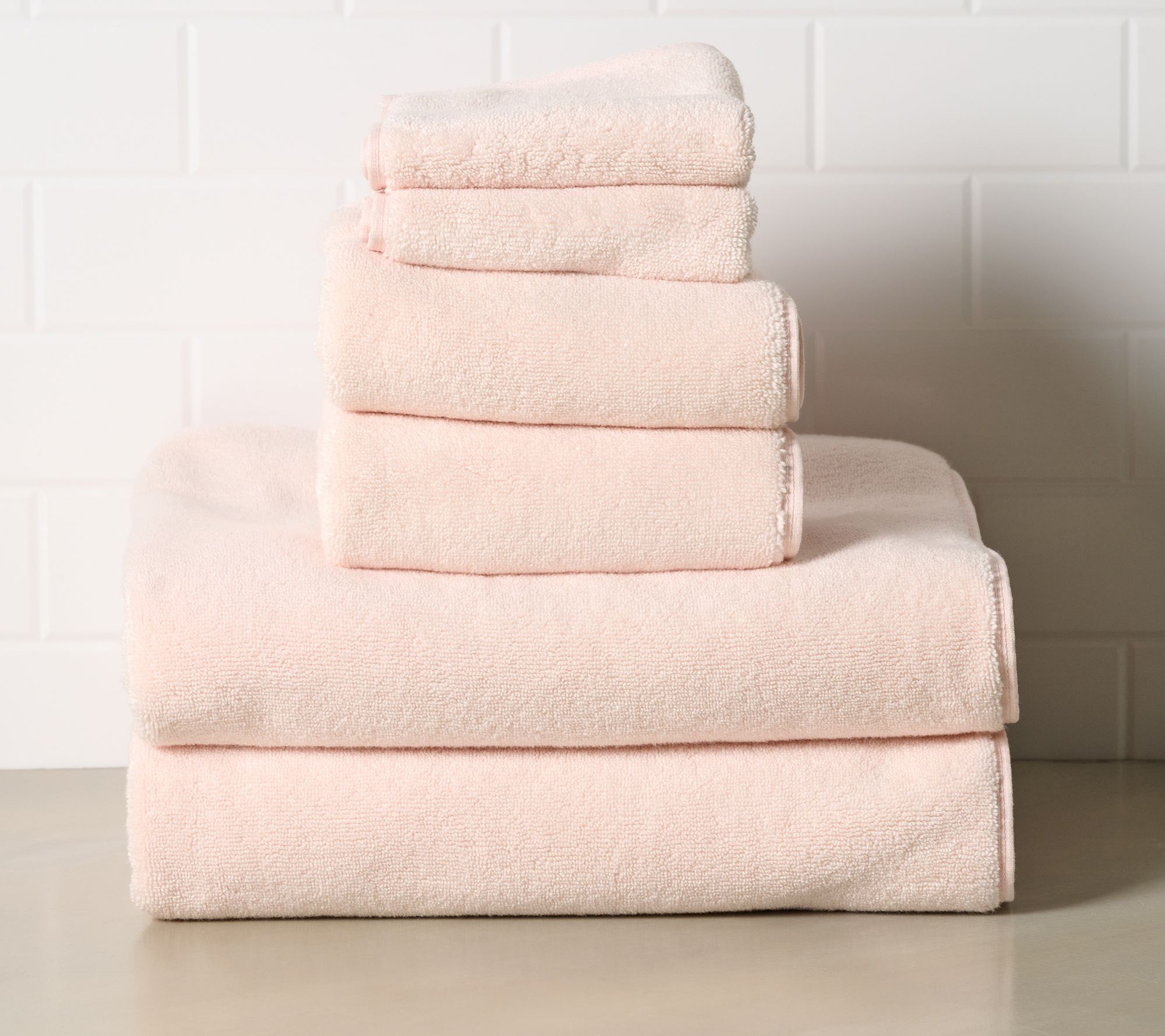 W by Wamsutta Ashford Dobby 6-Piece Towel Set
