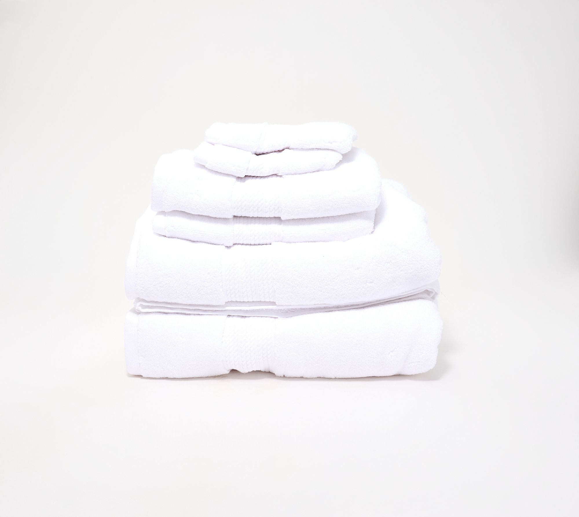 W by Wamsutta Ashford Dobby 6-Piece Towel Set