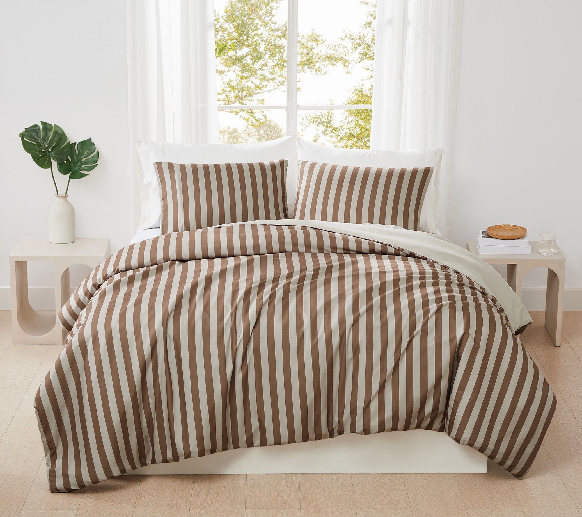 Truly Soft Weston Stripe 3 Piece Full/Queen Comforter Set
