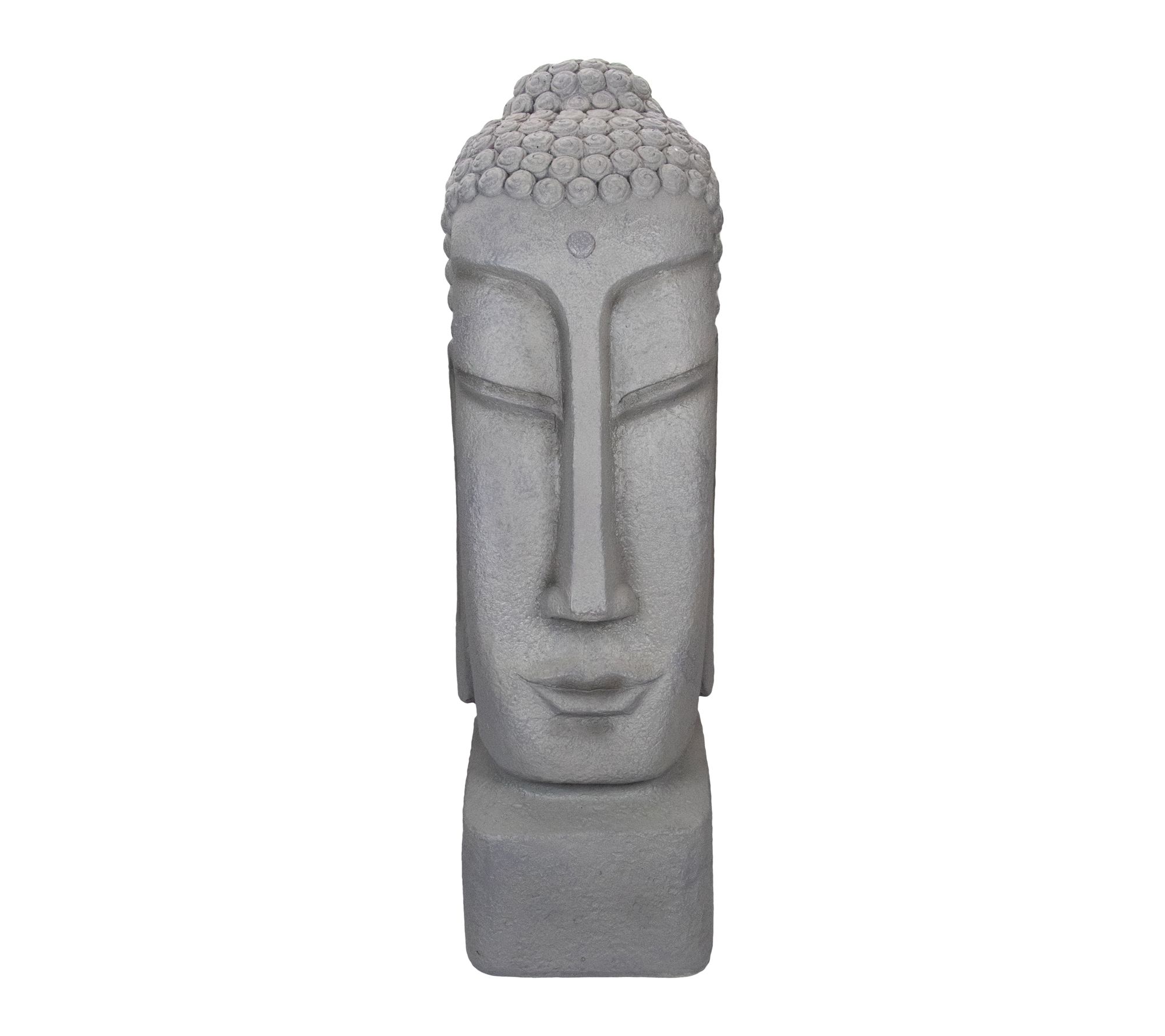 Northlight 23.25" Large Buddha Head Outdoor Garden Statue