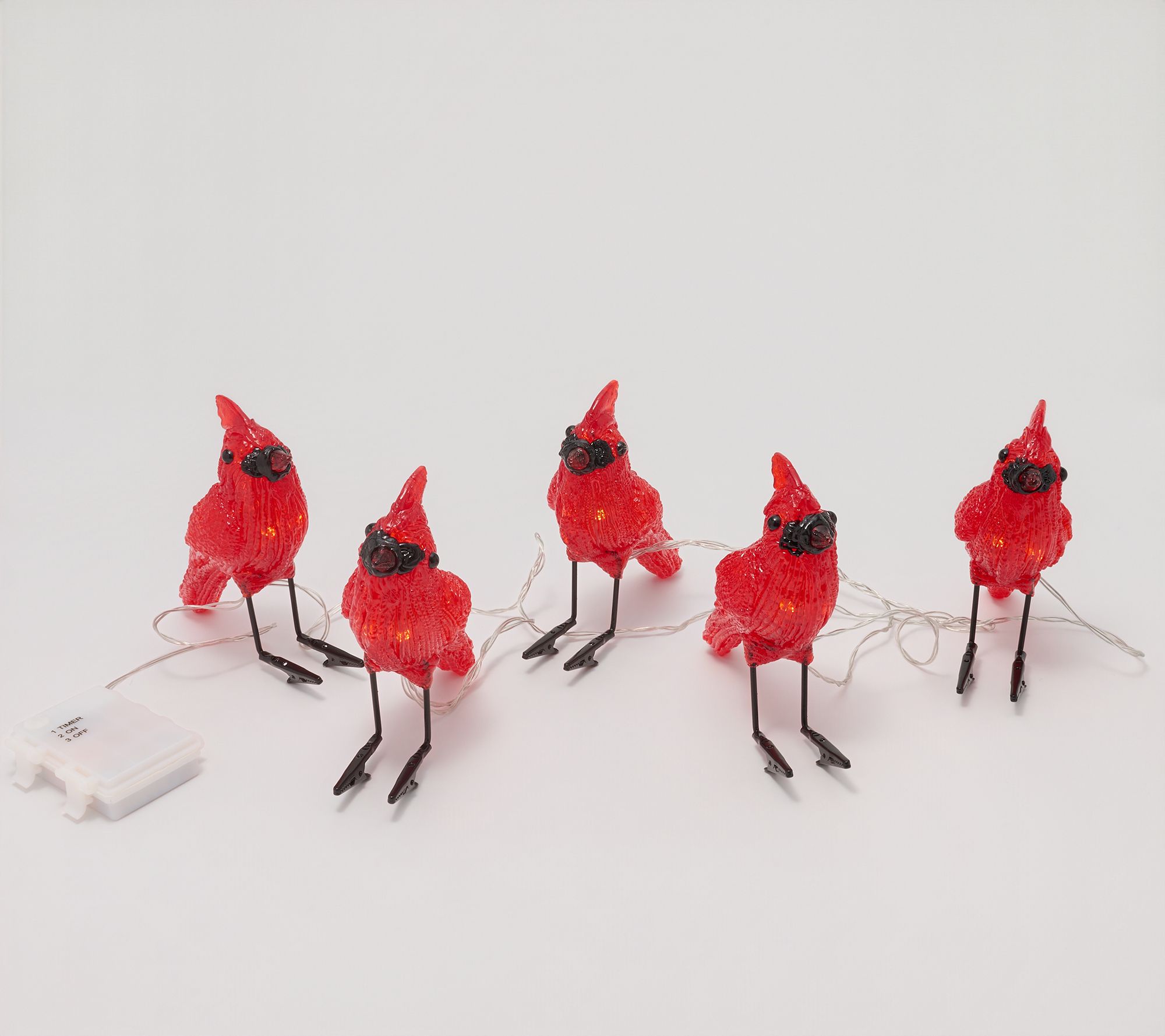 Kringle Express Set of 5 Acrylic Animal String Lights
