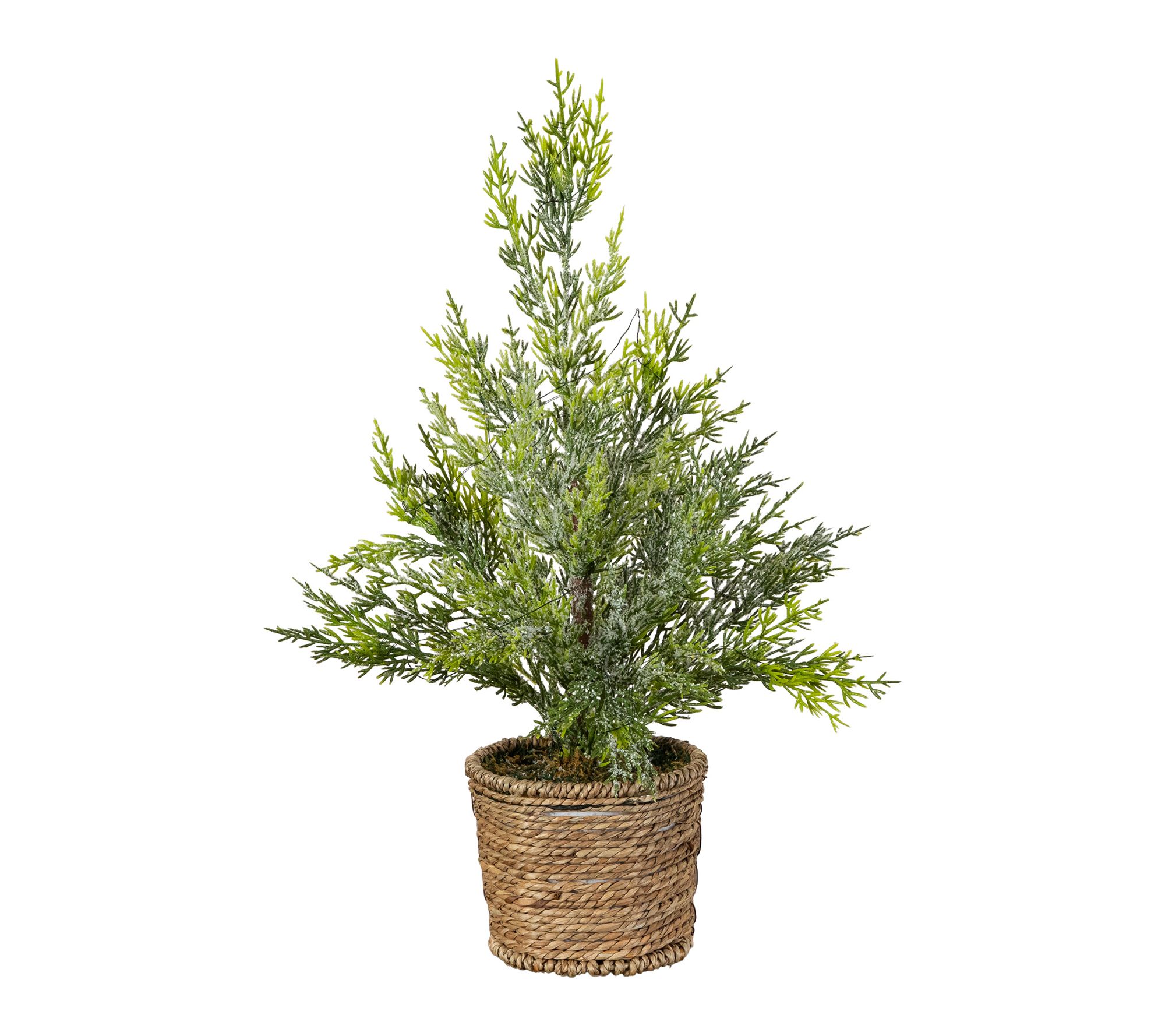 18-in Christmas Tree with 15 LED Lights by Nearly Natural