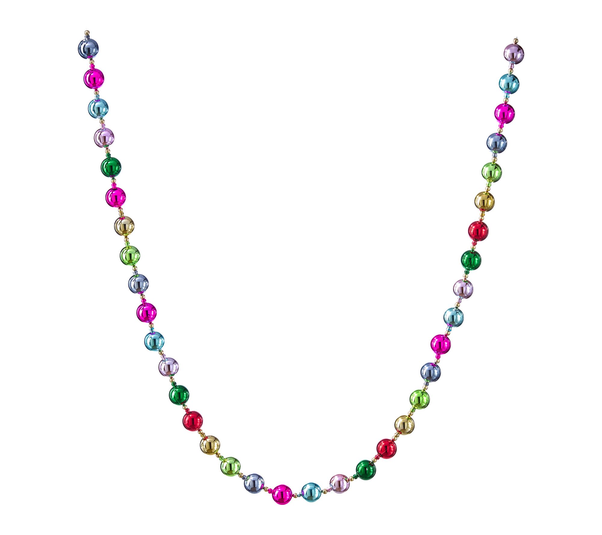 72" Shatterproof Retro Ball Garland by Valerie