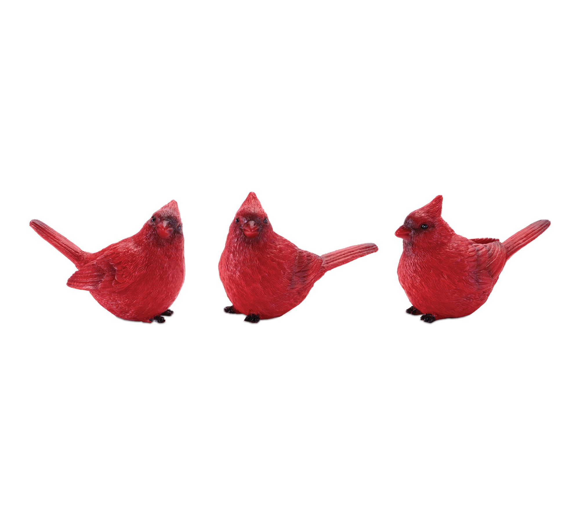 Melrose Cardinal Bird Figurine (Set of 6)