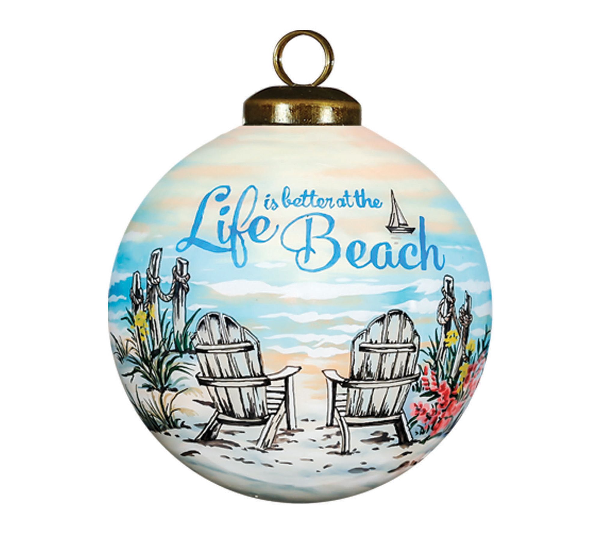 Inner Beauty Gifts 3" Life Is Better Ornament