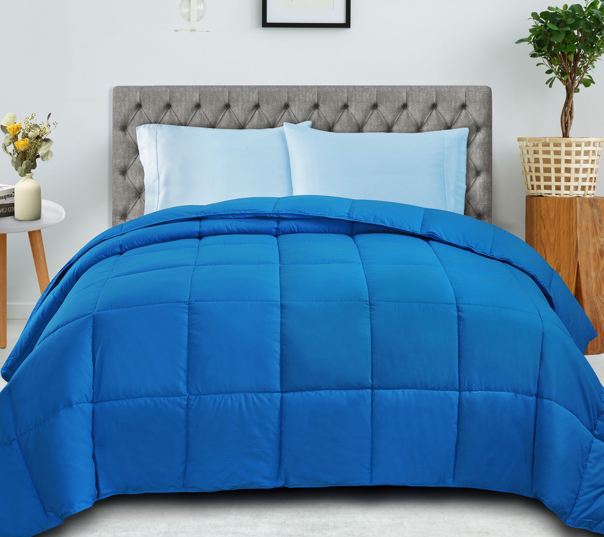 Superior All-Season Microfiber Down F/Q Alterna ive Blanket