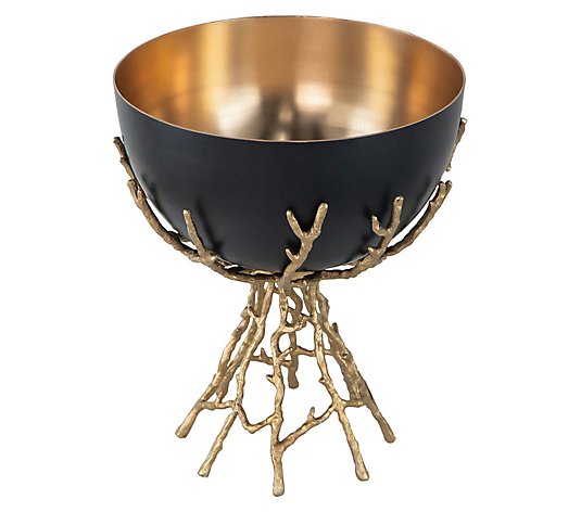 R. Nest Gold Rooted Decorative Bowl - Large