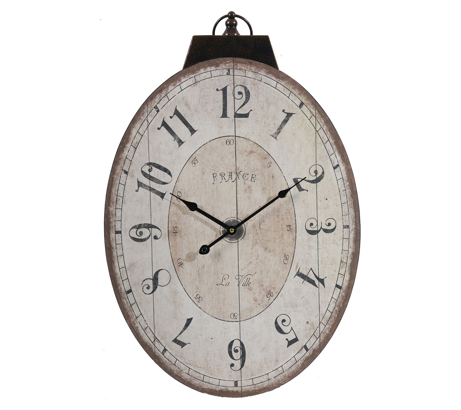Barbara King 29" Oval Vintage Wall Clock