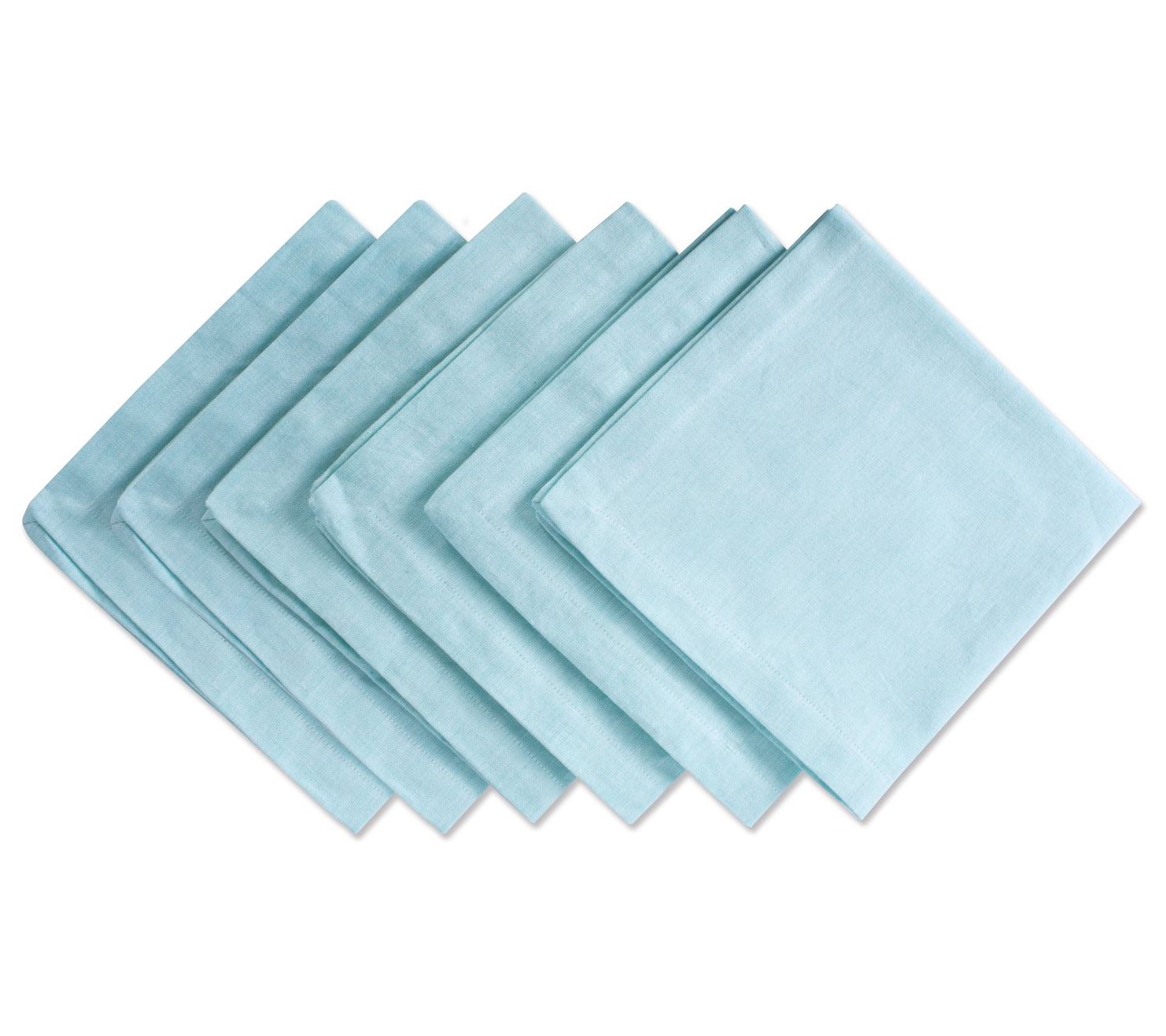 Design Imports Set of 6 Chambray Napkins