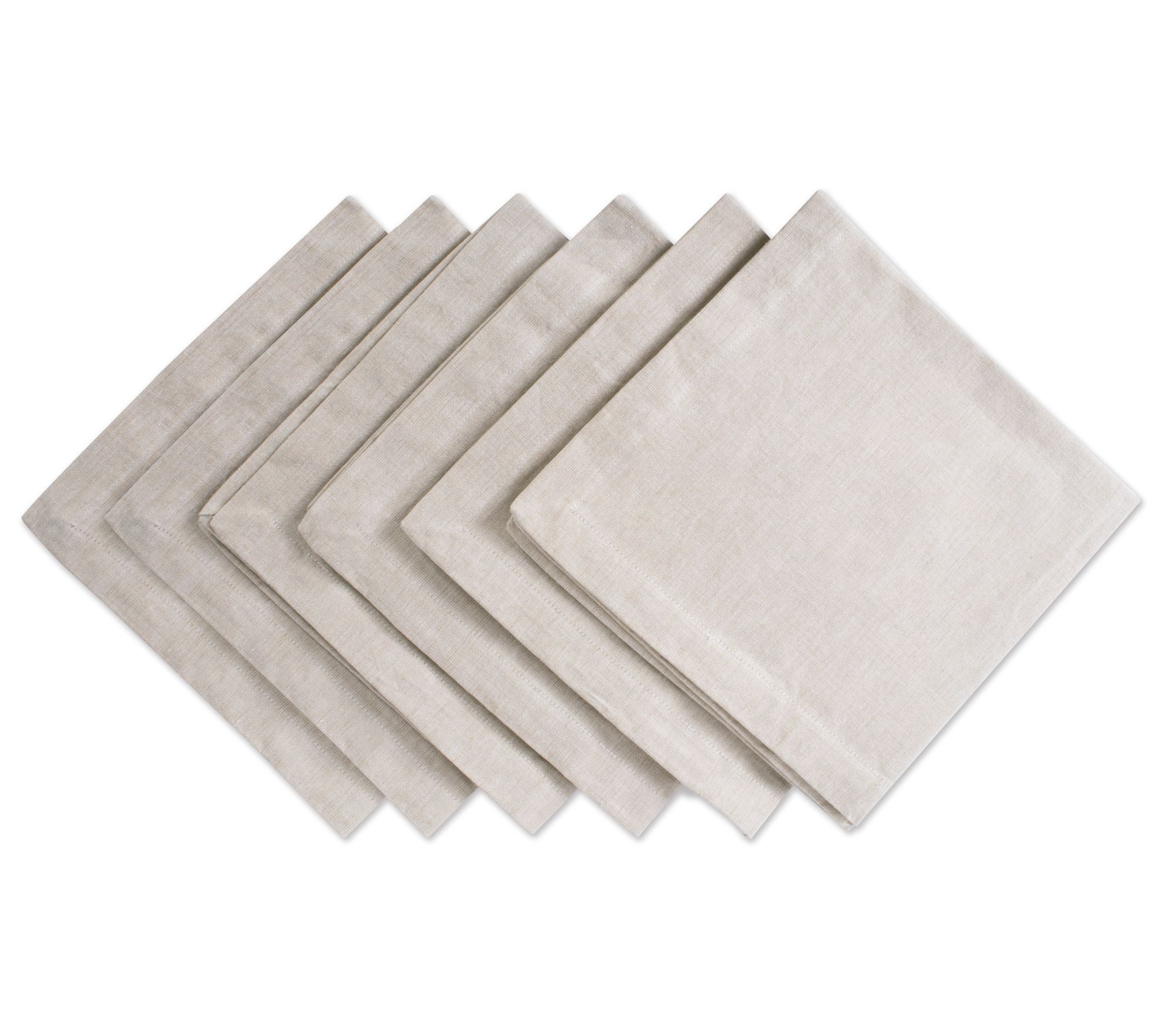 Design Imports Set of 6 Chambray Napkins