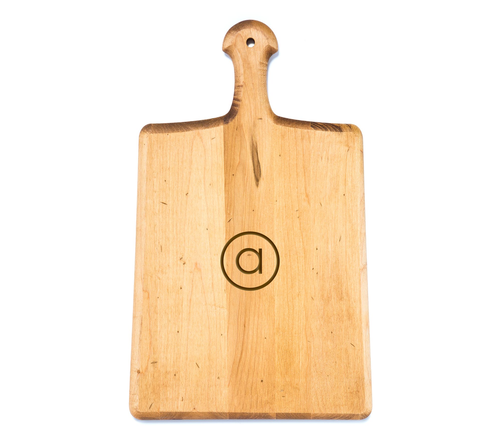 JK Adams Engraved Artisan Paddle Serving Board