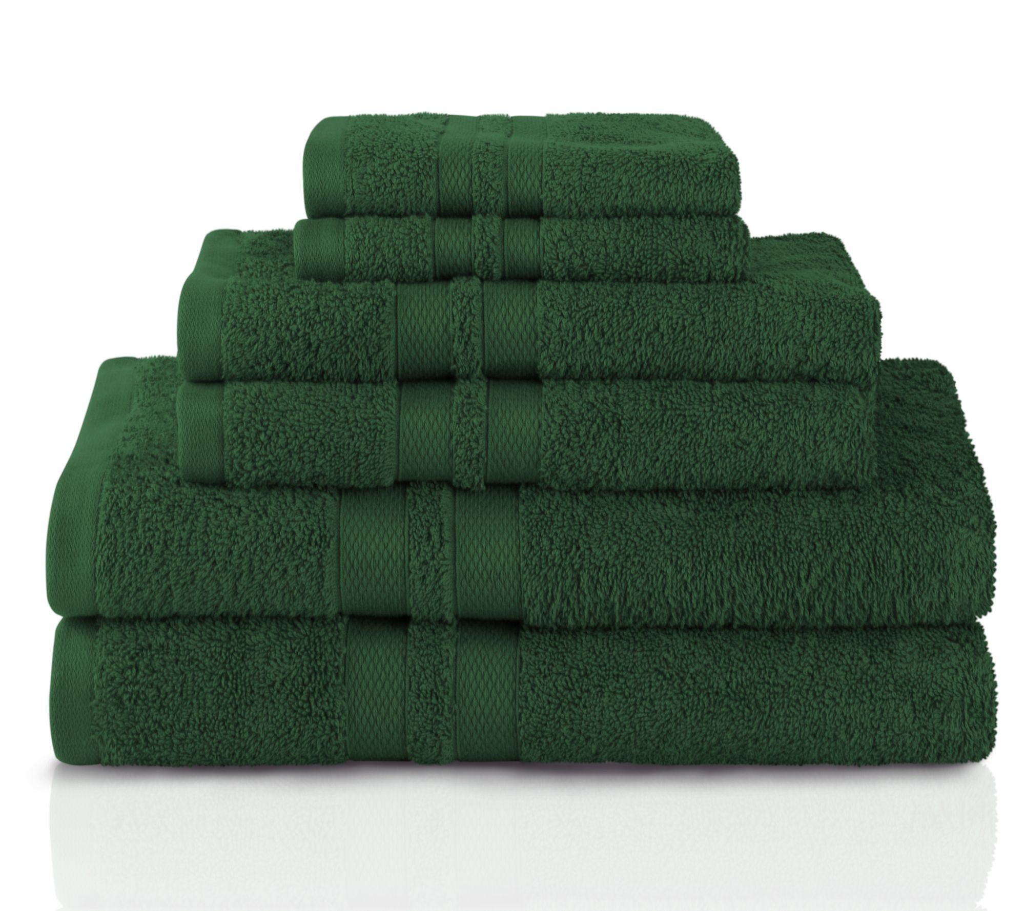 Superior Cotton 6-Piece Ultra-Plush Absorbent Towel Set