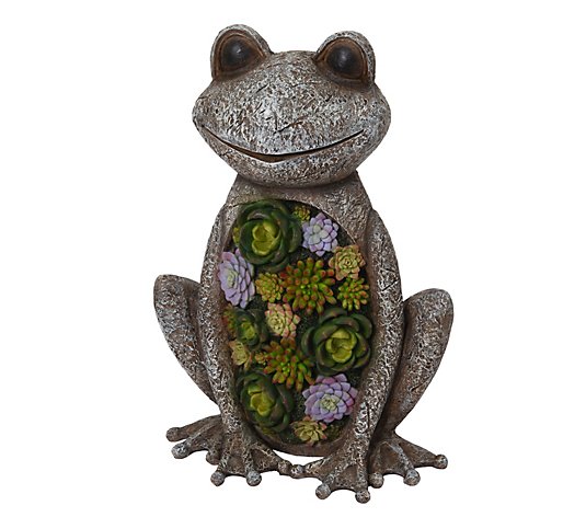 Polyresin Frog Sculpture by Gerson Co.