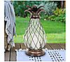 17" Bronze Lantern w/LED Pineapple by Exhart, 4 of 7