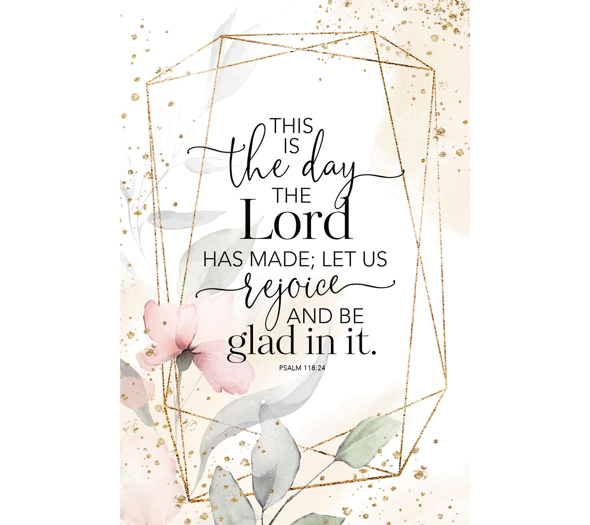 This Is The Day Wood Plaque with Easel and Hanger