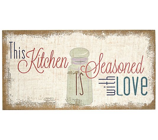 Stratton Home Decor Kitchen Seasoned with LoveWall Art