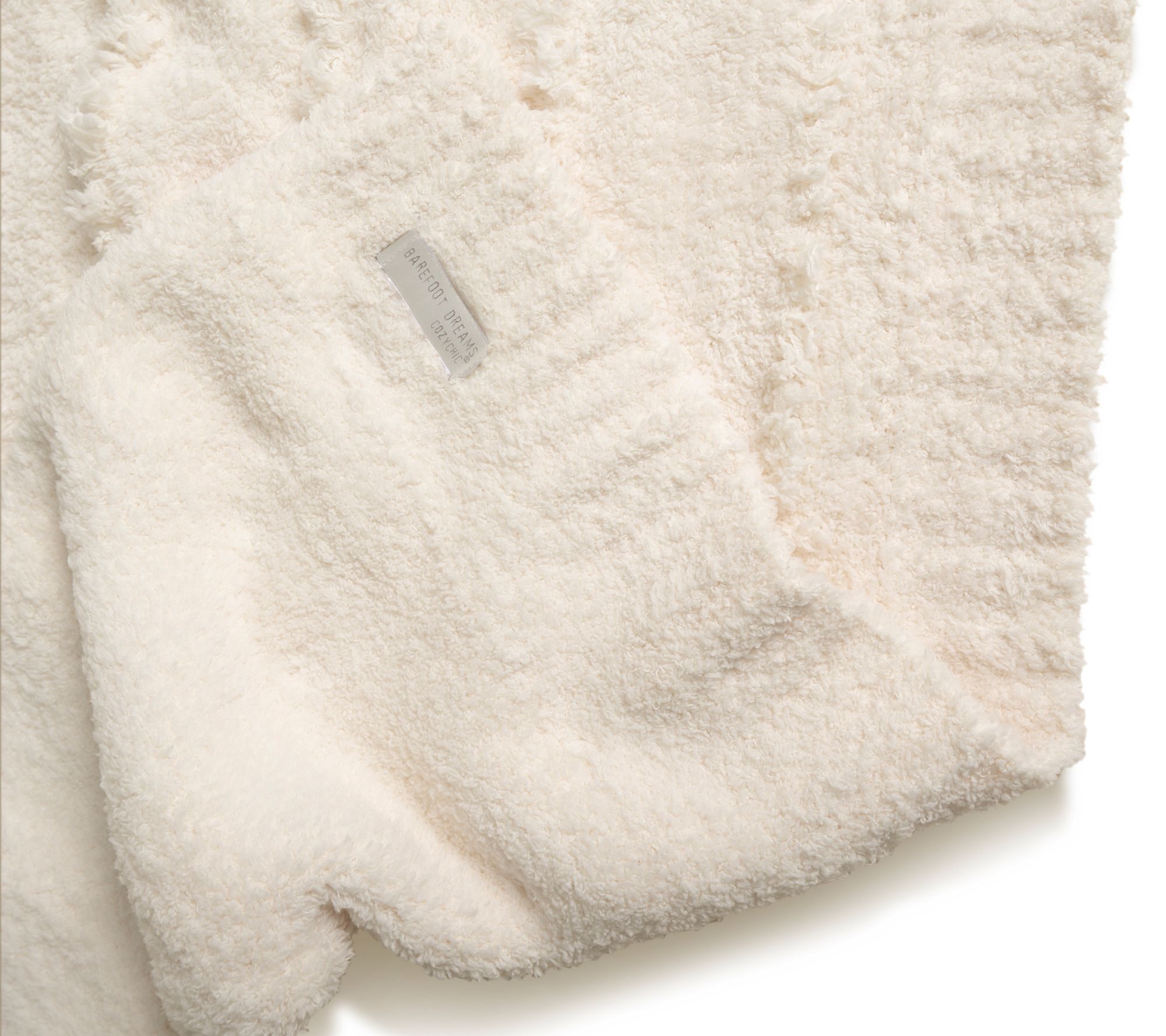 Barefoot Dreams CozyChic Placed Fringe Blanket