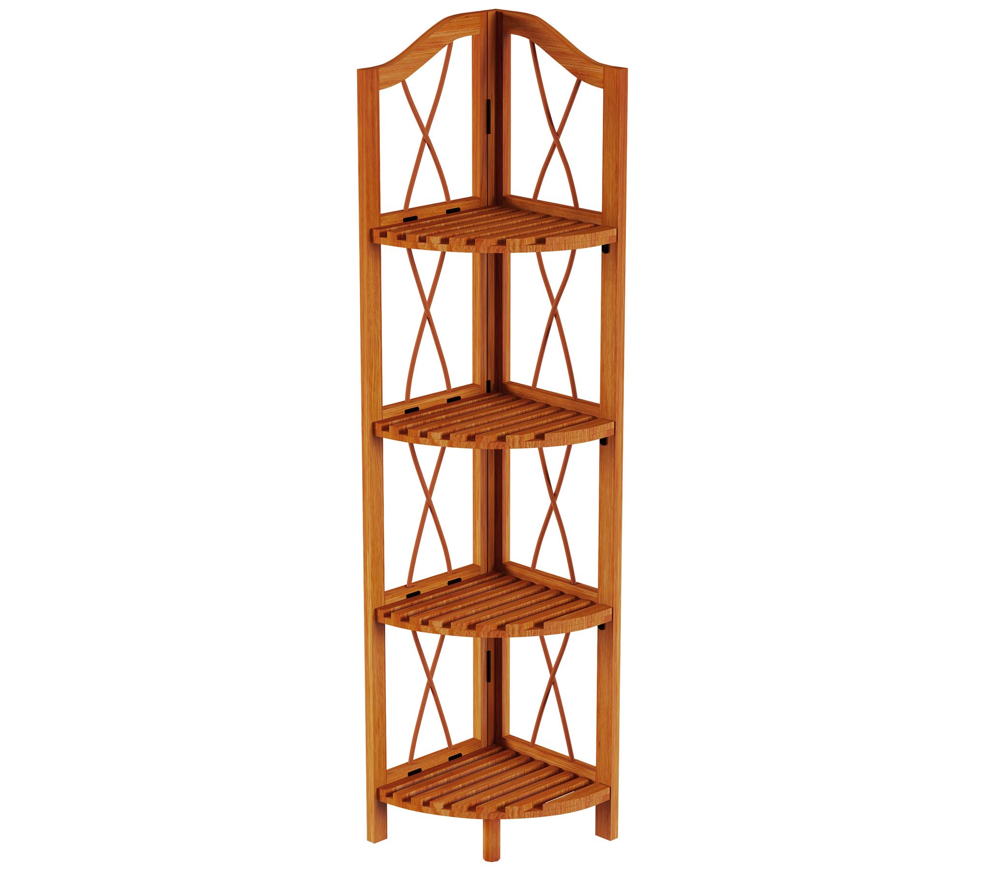 Folding Corner Shelf - Hastings Home