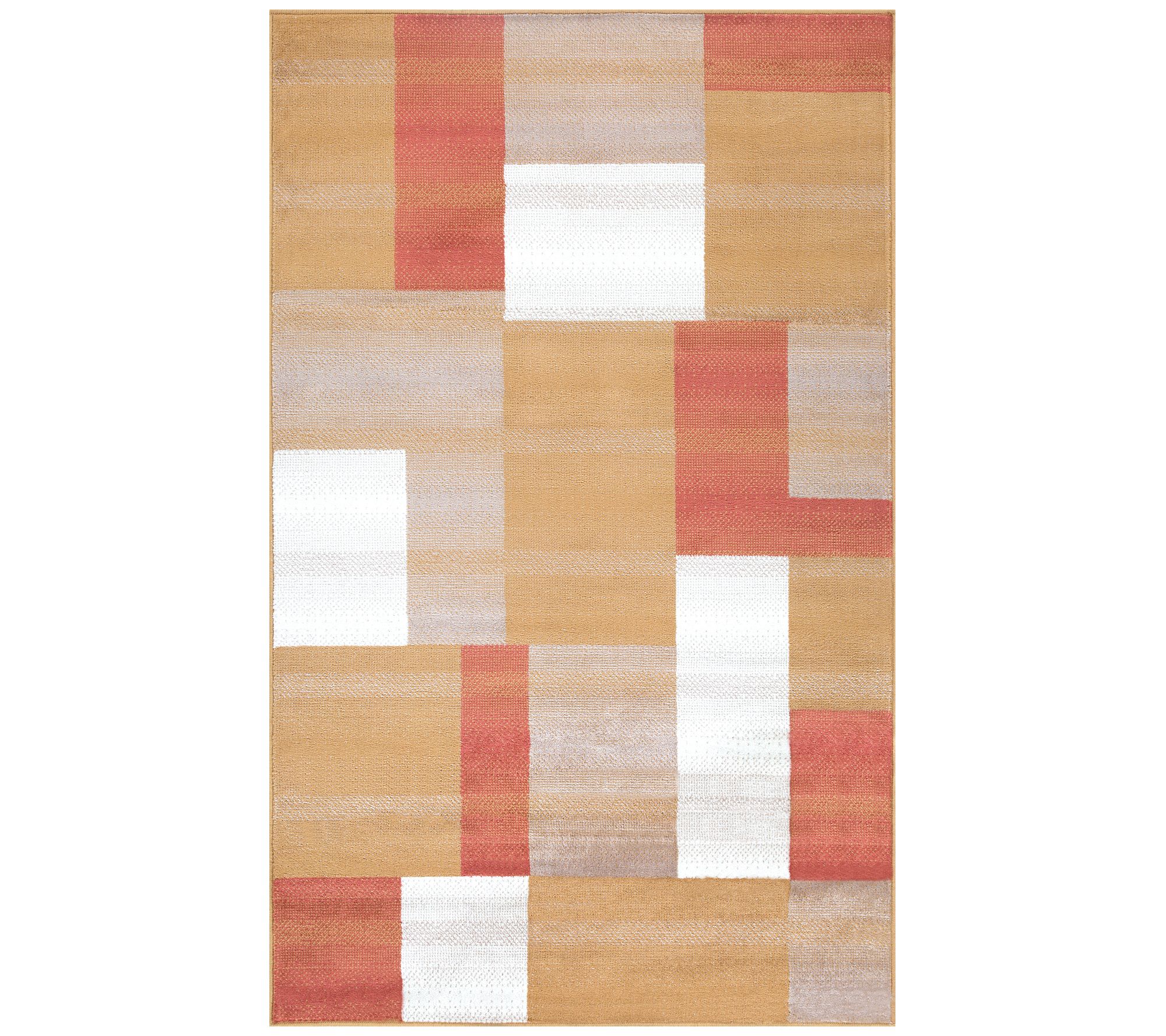 Superior Mid-Ce ntury Modern Ge ometric Indoor 8x10 Area Rug