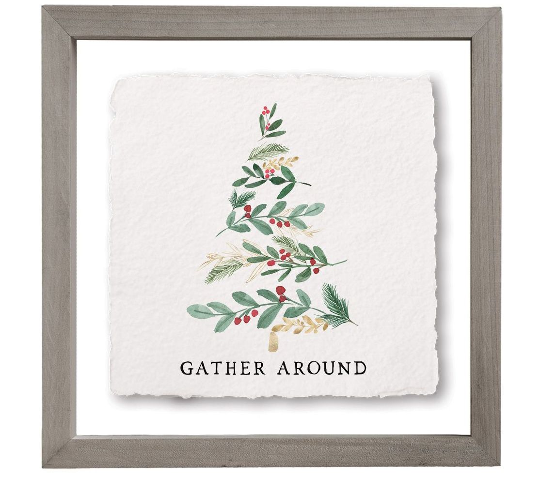 Sincere Surroundings 10" Gather Around Tree Frame Art