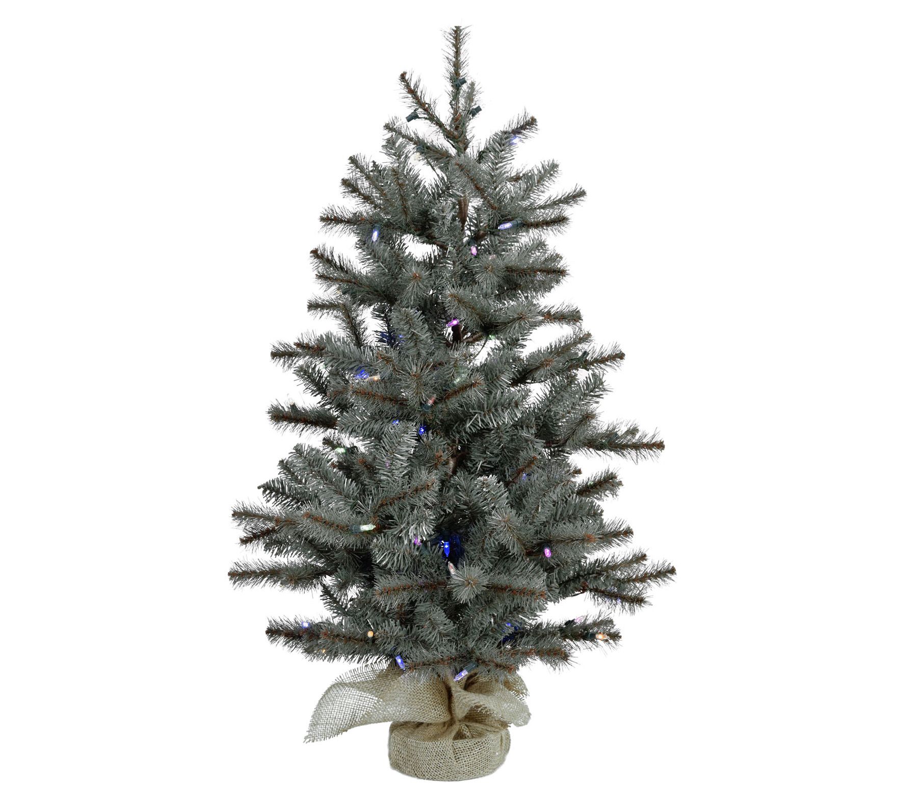 Fraser Hill Farm 2 Ft. Heritage Pine Artificial Tree with Burl