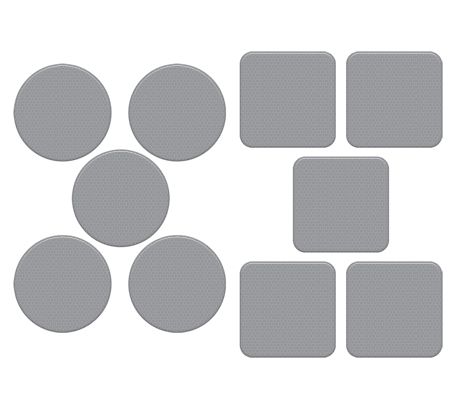Kahuna Grip Circle (5pc) 5"x5" & Square (5pc) 5"x5" Treads