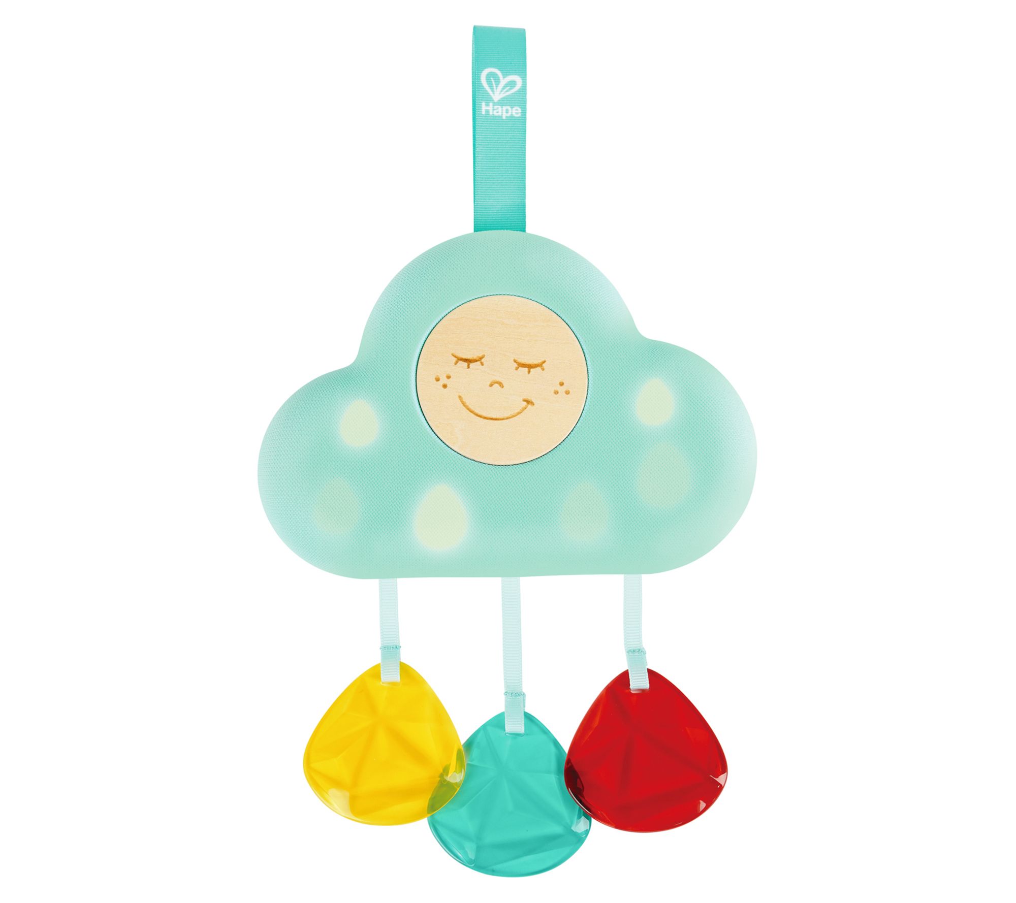 Hape Musical Cloud Light Baby Crib Mobile Toy w/ Lights