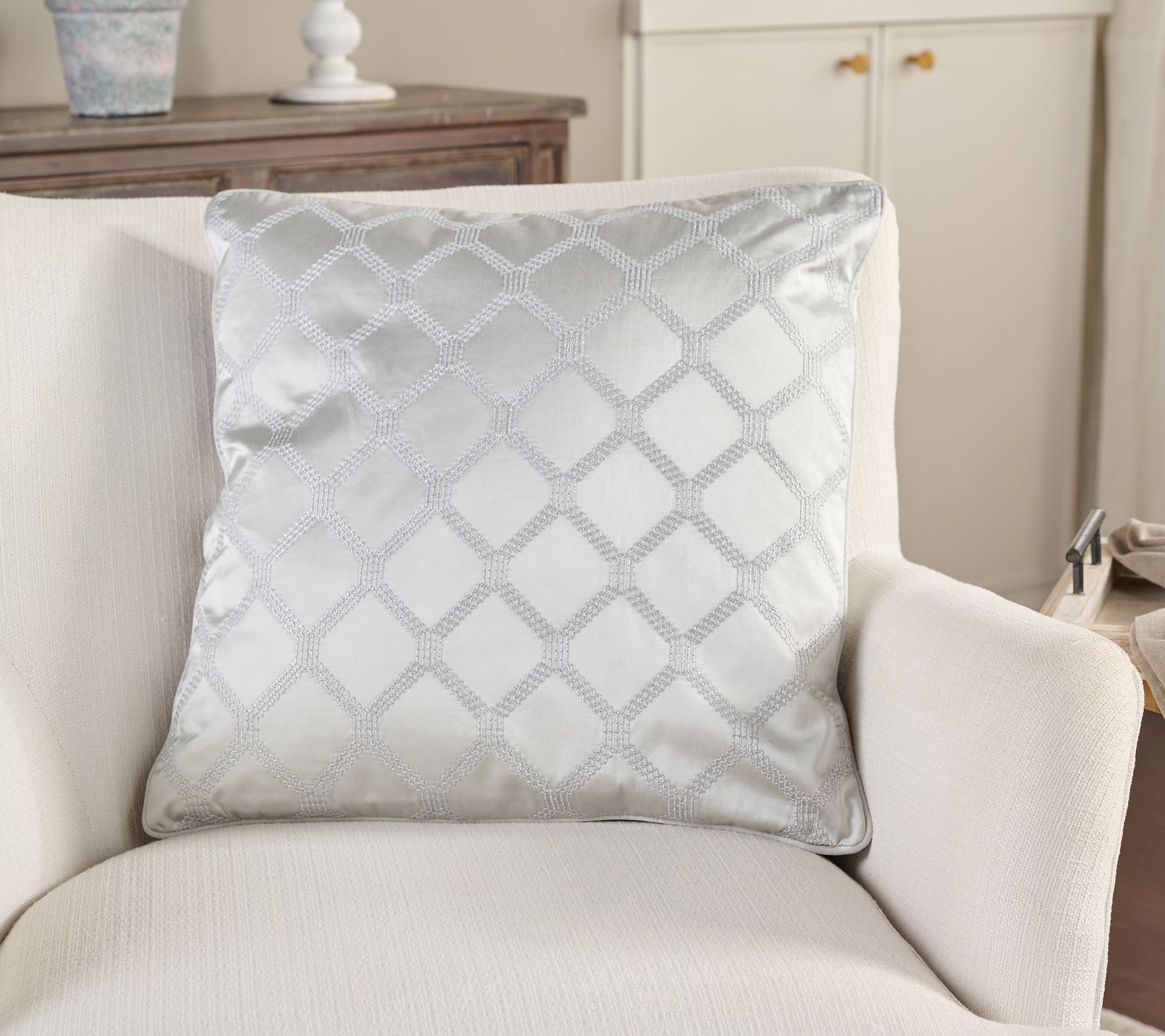 Northern Nights Signature Metallic Embroidered Dec Pillow