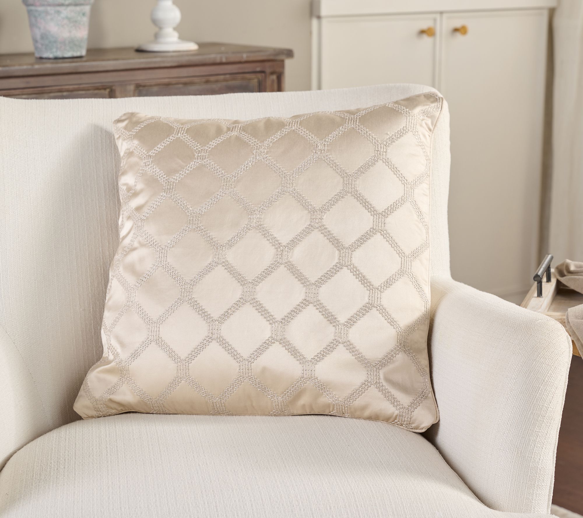 Northern Nights Signature Metallic Embroidered Dec Pillow