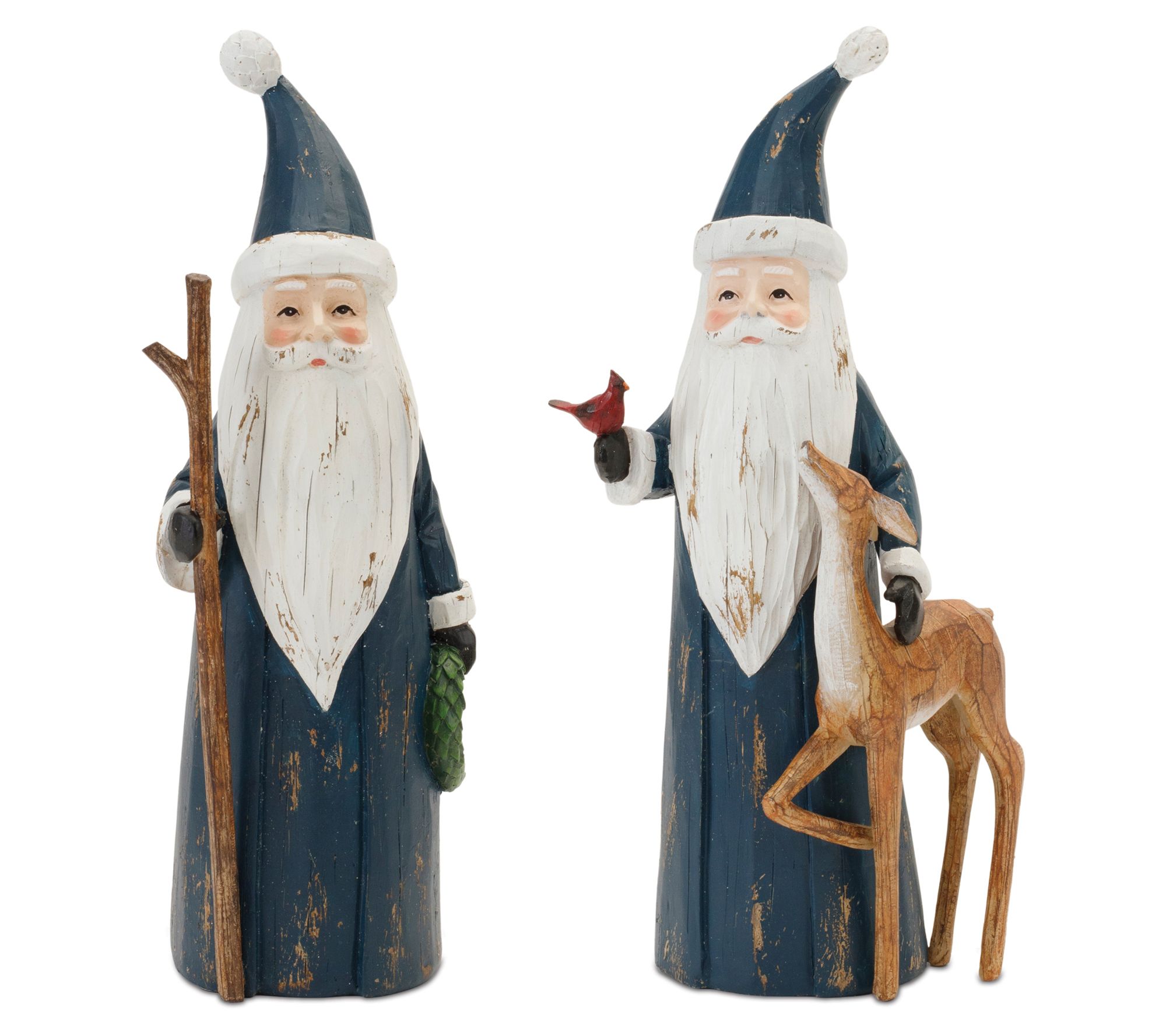 Melrose Woodland Santa with Deer Figurine (Setf 2)
