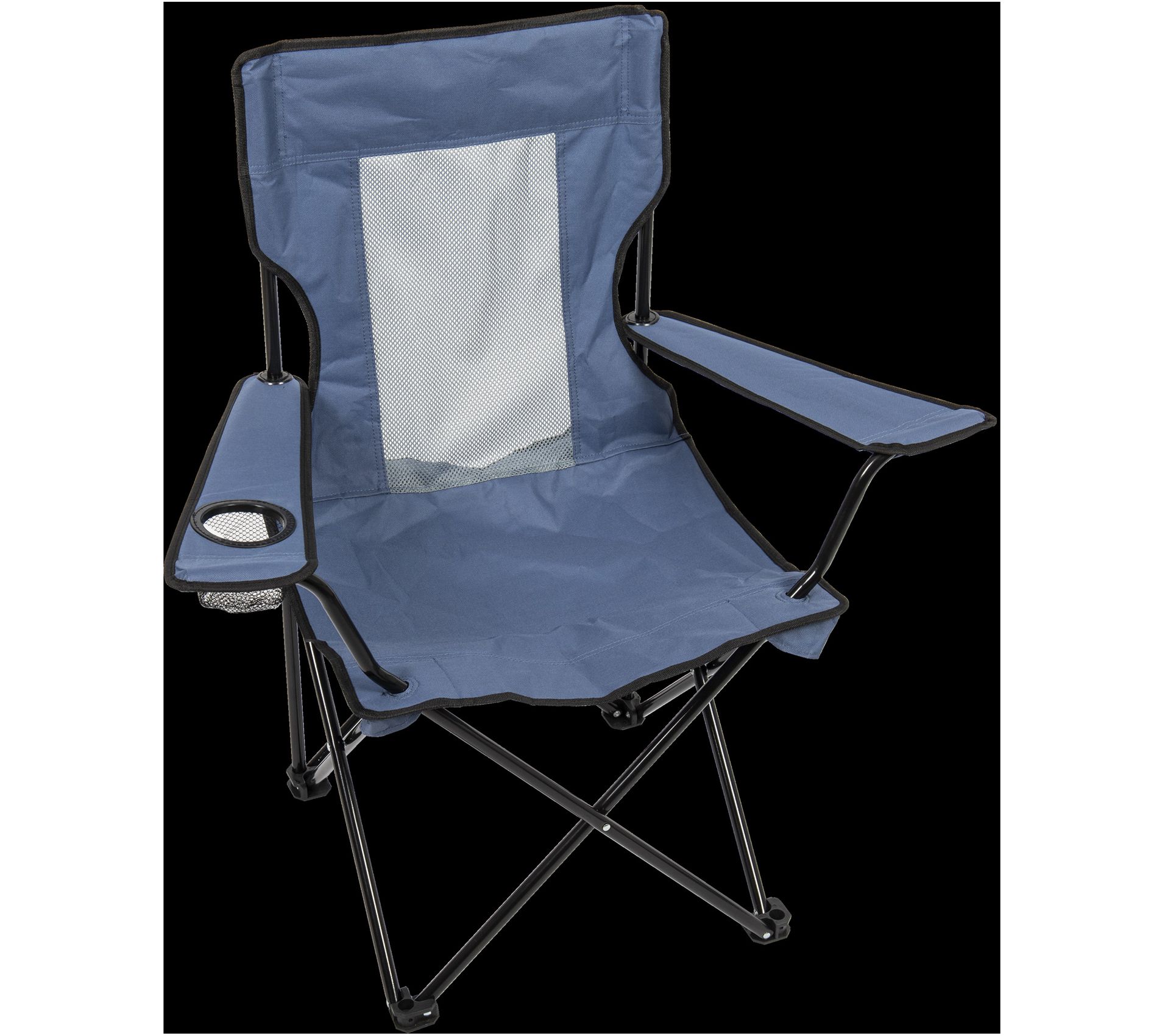 Camp & Go Mesh Back Quad Camping Chair Green