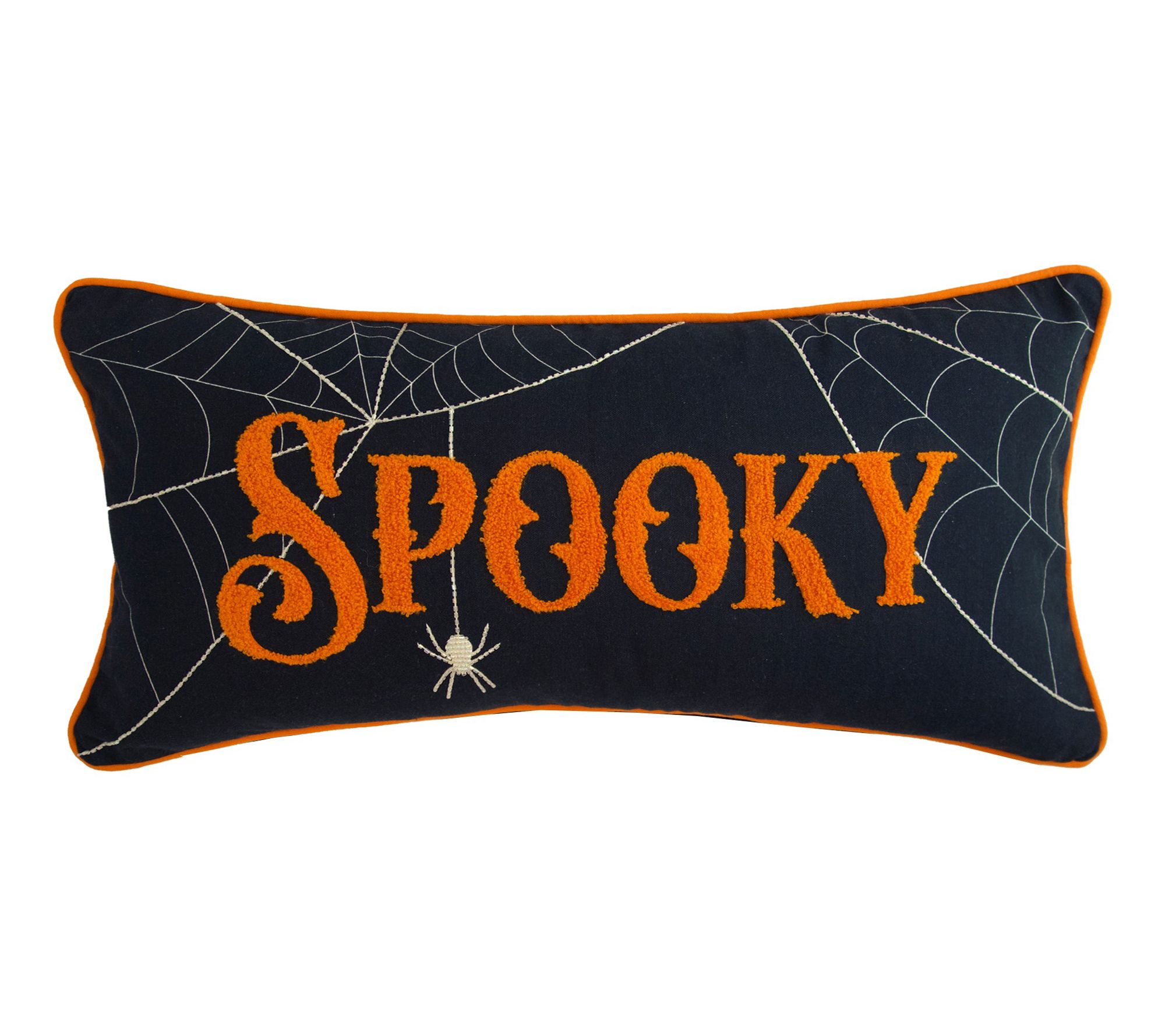 Spooky Spider Web Pillow by Valerie