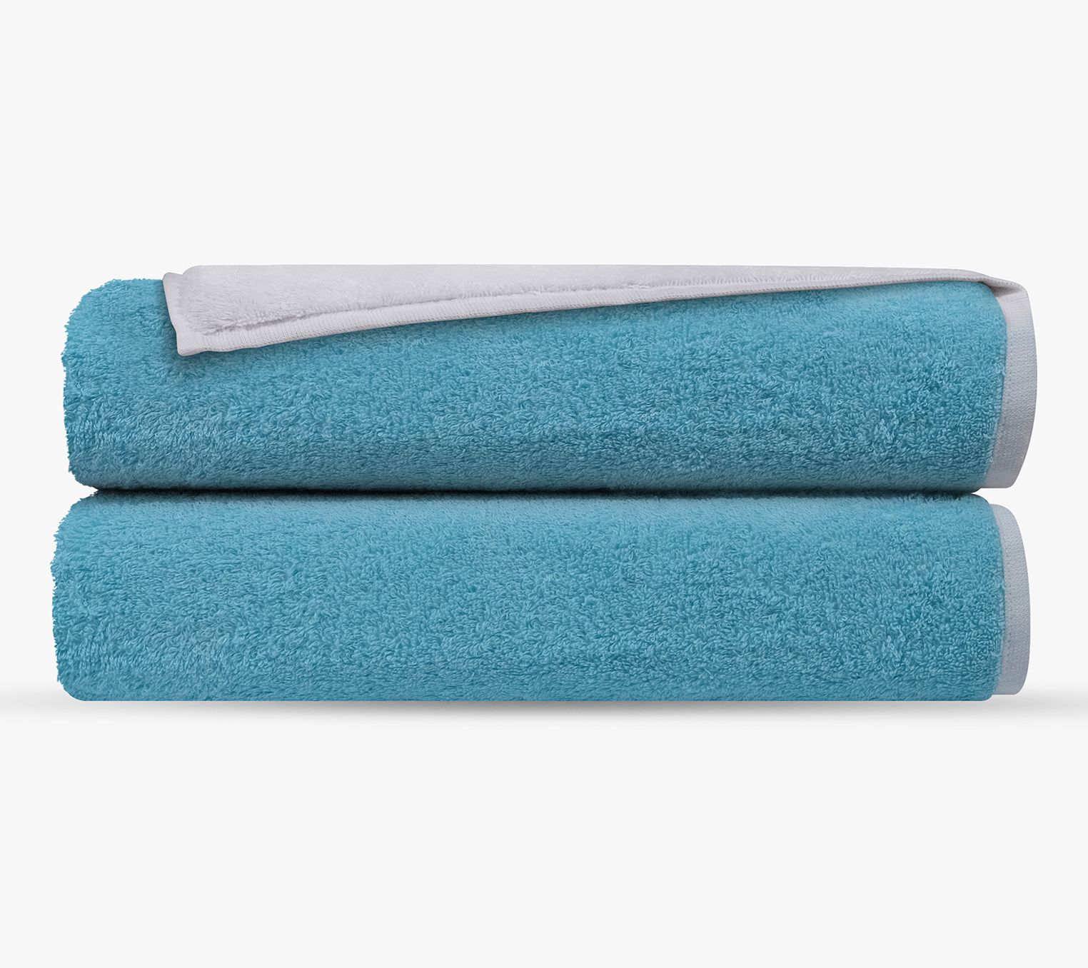 Depera Home Double Face 2 pcs Turkish Bath Towels Set