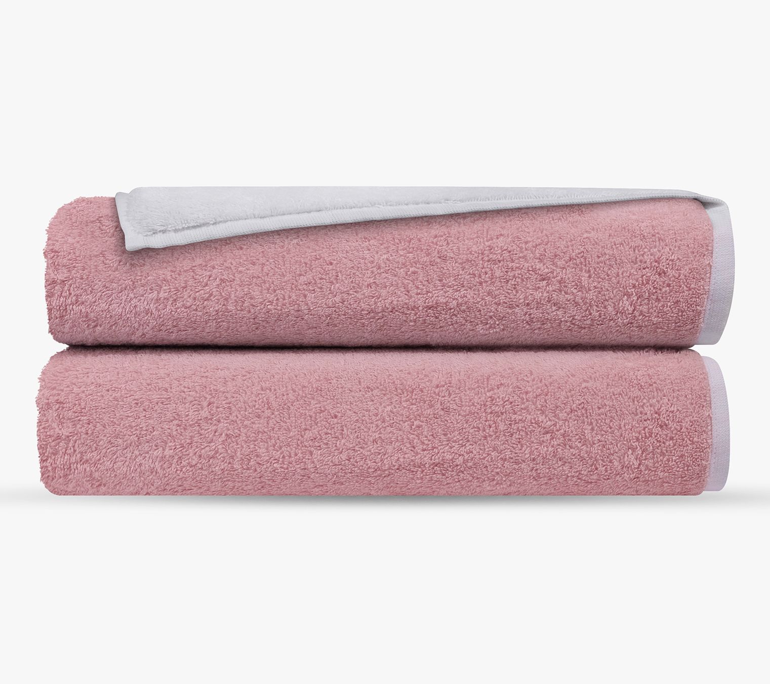 Depera Home Double Face 2 pcs Turkish Bath Towels Set