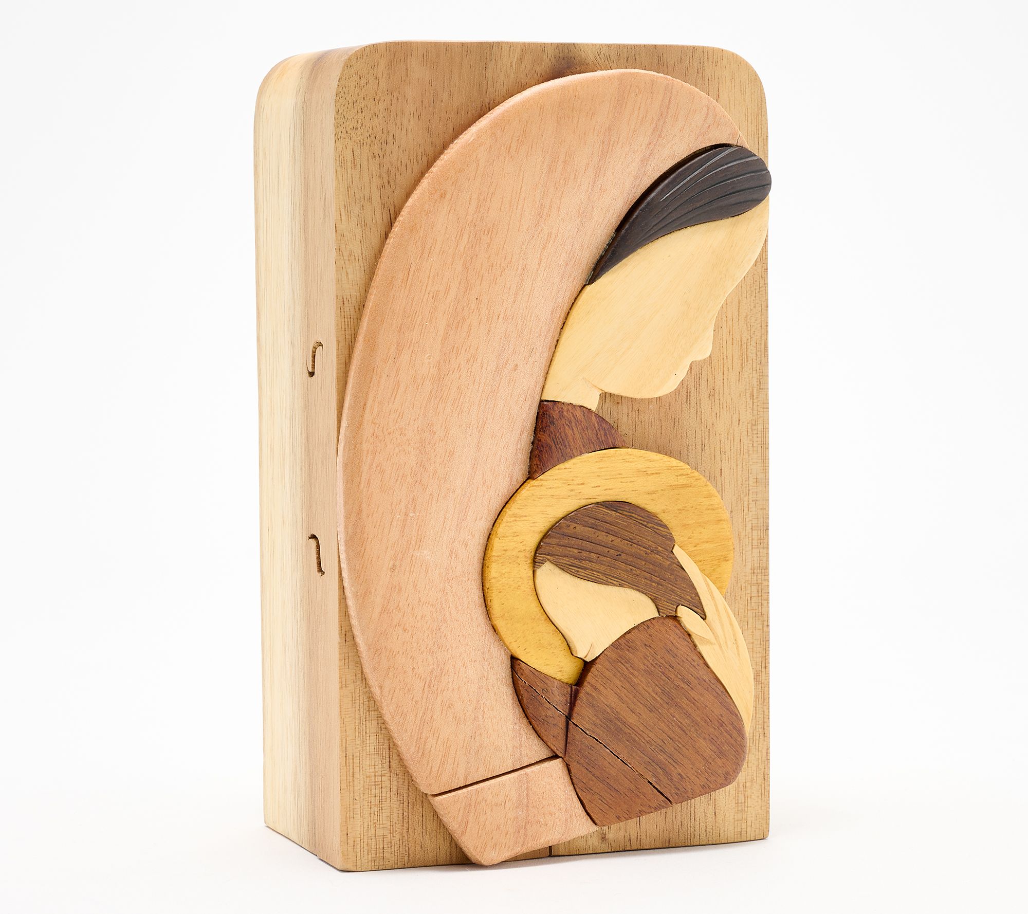 Carver Dan's Mary and Jesus Puzzle Box