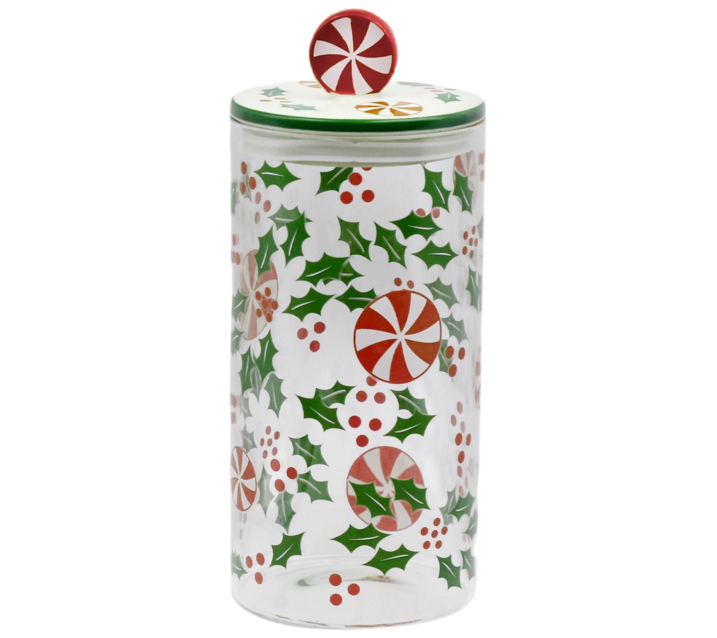 "As Is" Temp-tations Seasonal 3-Qt Glass Canister