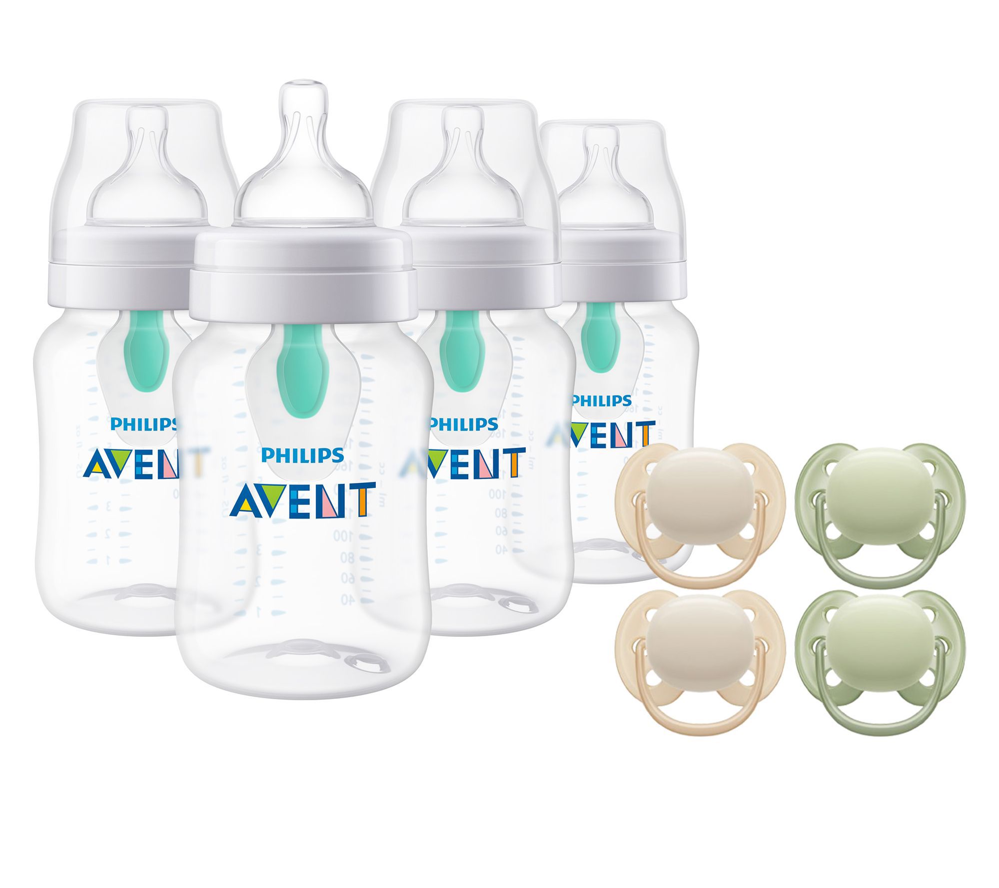 Philips Avent Ultra Soft Pacifier 0-6m + Anti-Colic Bottles