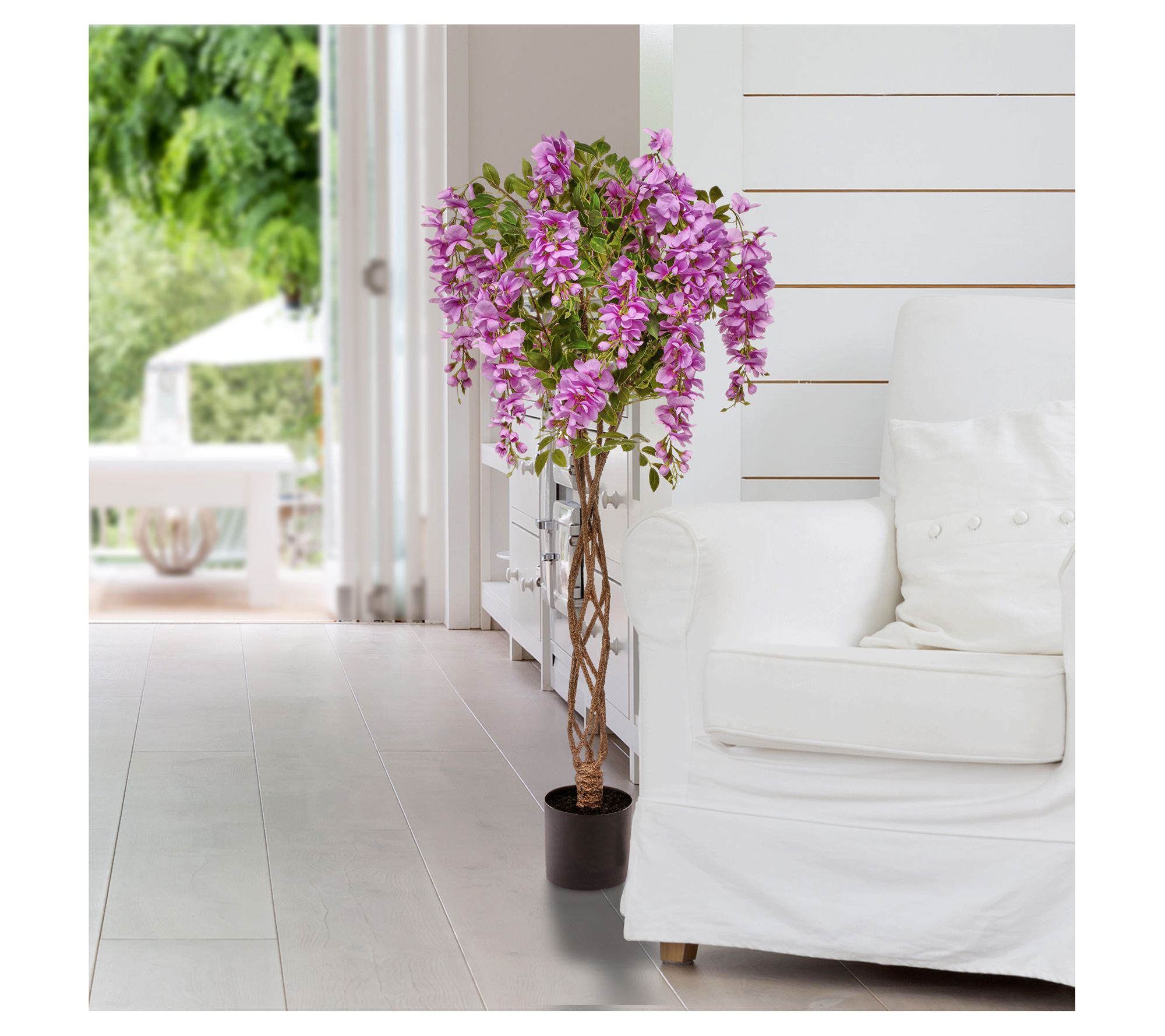 48" Potted Flowering  Wisteria Tree by Valerie