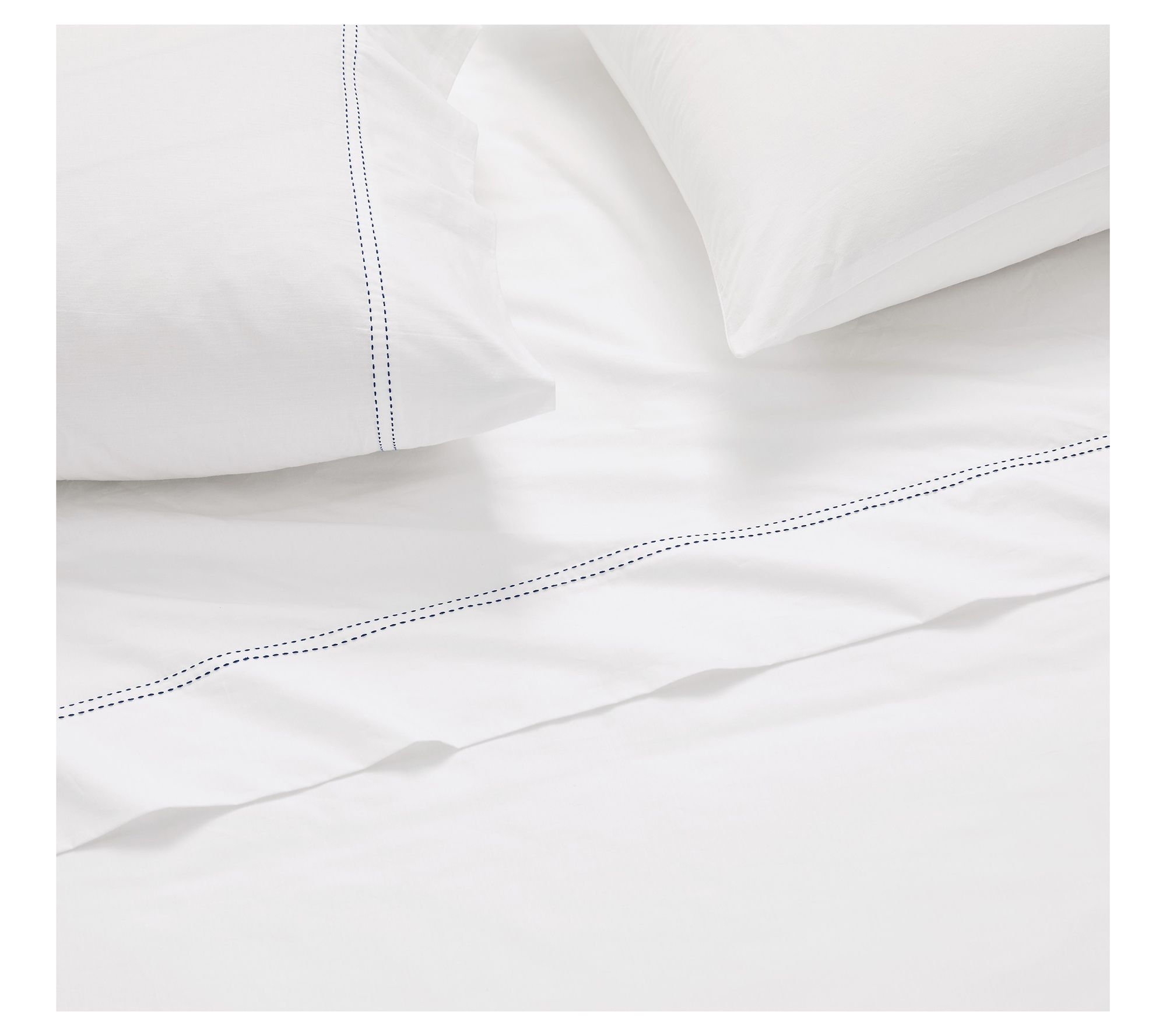 SCOUT Pick Stitch Cotton Percale Twin XL SheetSet