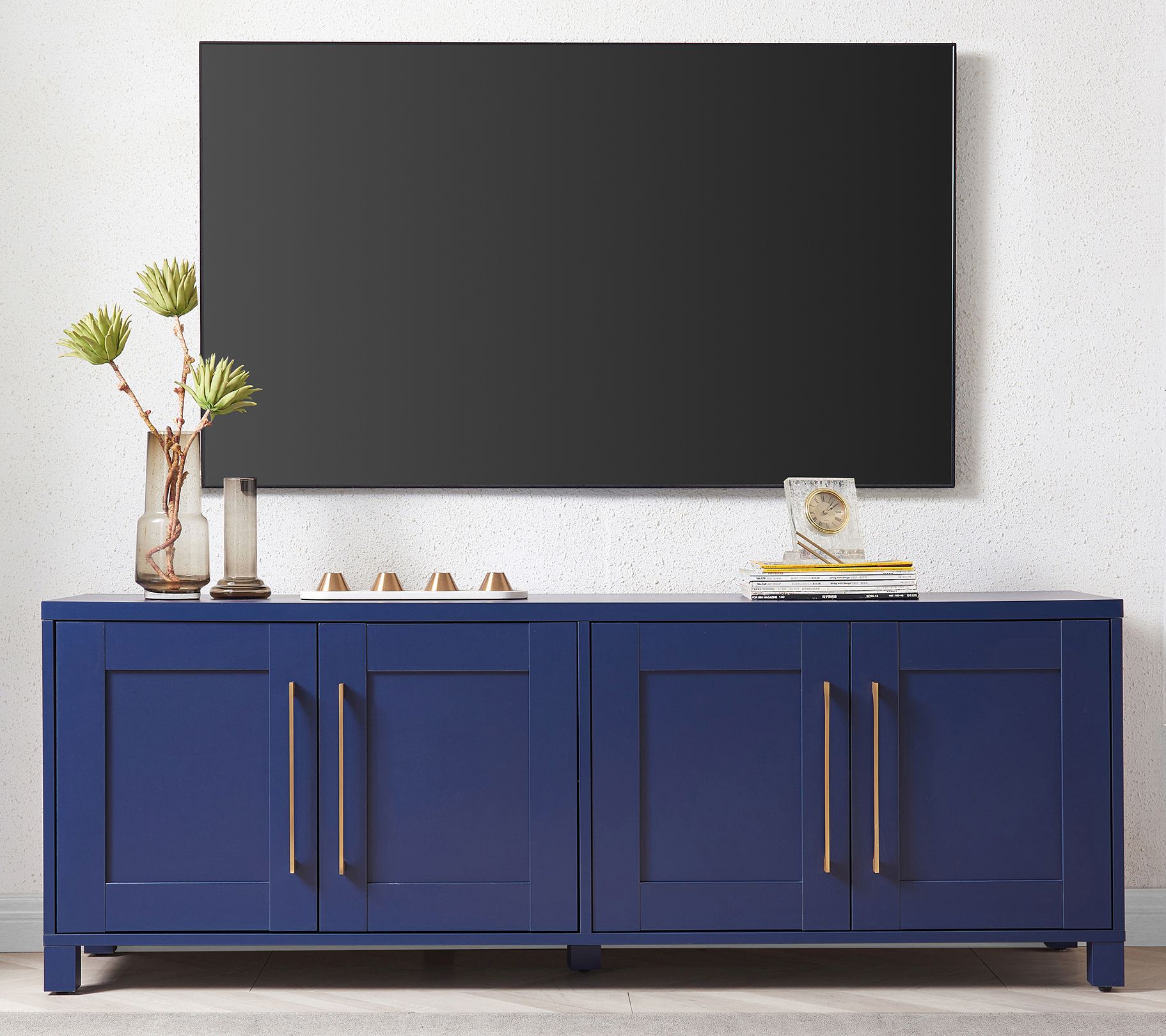 Hudson&Canal Chabot Rectangular TV Stand for TV's up to 75"