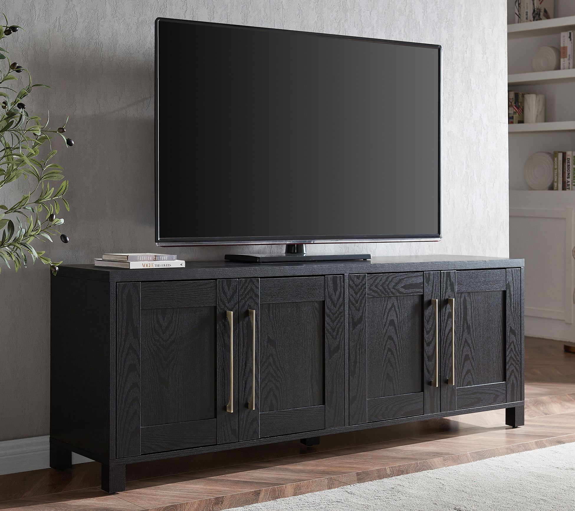 Hudson&Canal Chabot Rectangular TV Stand for TV's up to 75"