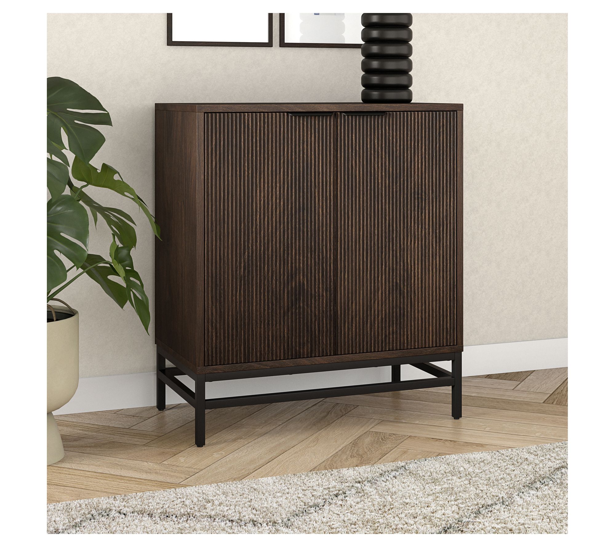 Hudson&Canal Montello 28" Wide Rectangular Accent Cabinet