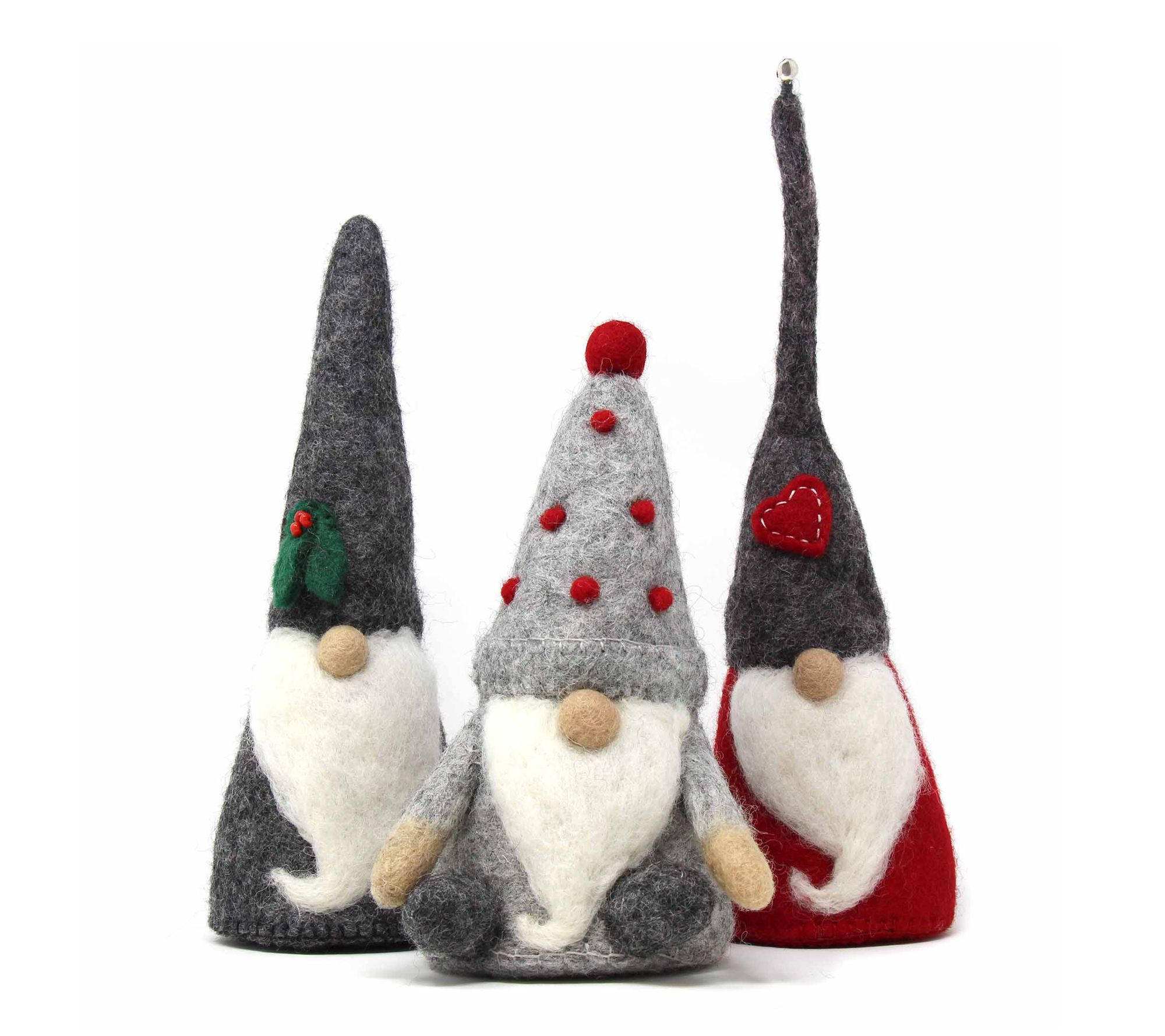Global Crafts Gnome Felt Trio Set
