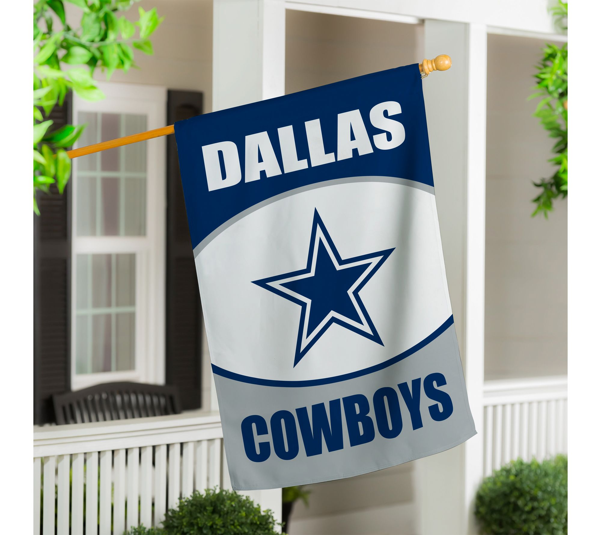 Evergreen NFL Team Suede House Flag