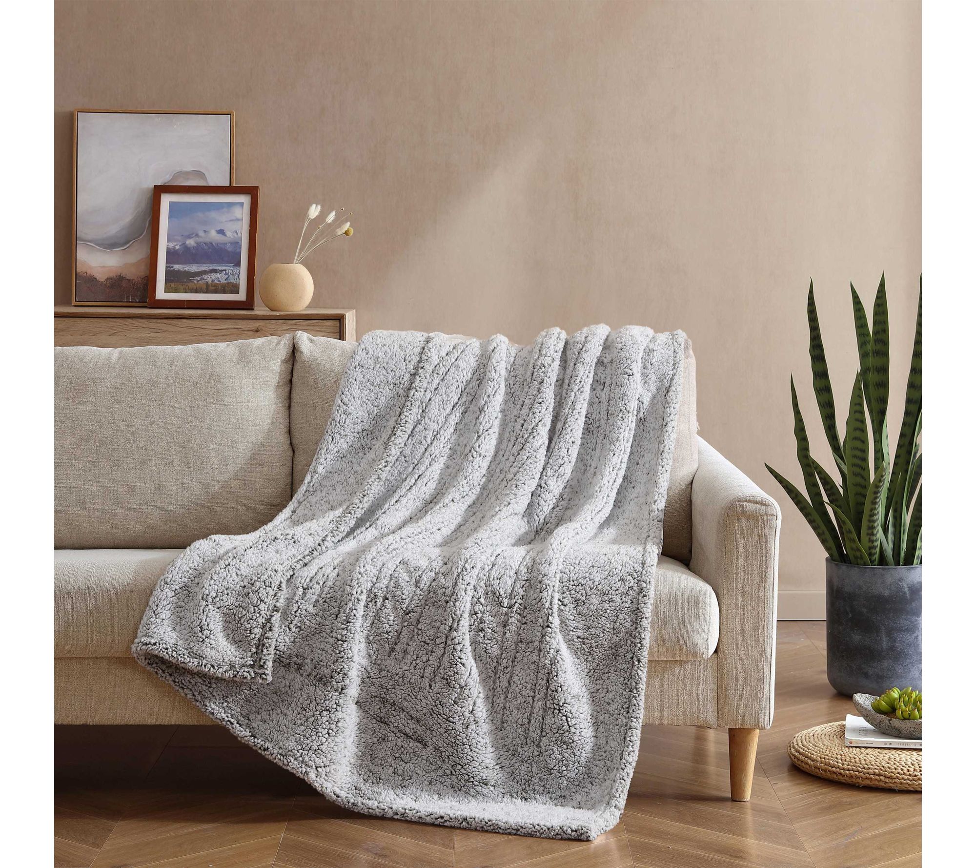 Eddie Bauer Lookout Mountain Green 50x70 HeatedThrow