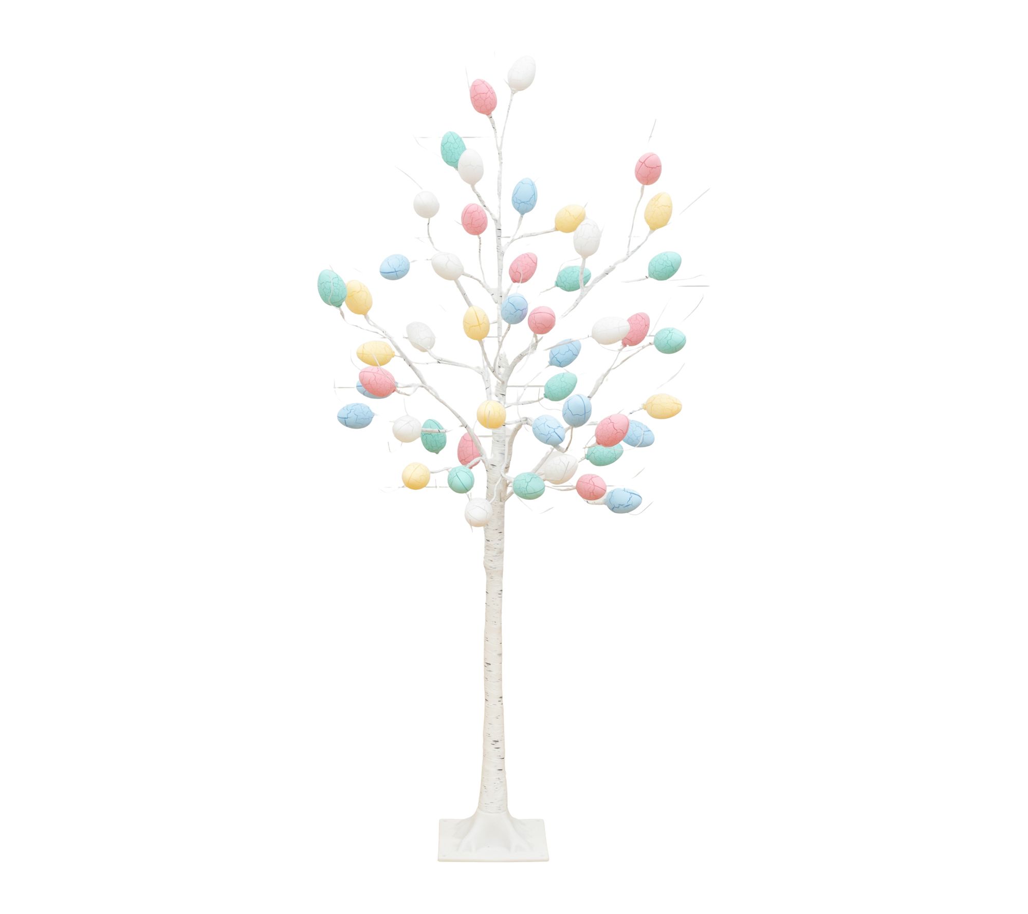 Nearly Natural 4' Pre-Lit twig tree with  EggsShaped LED