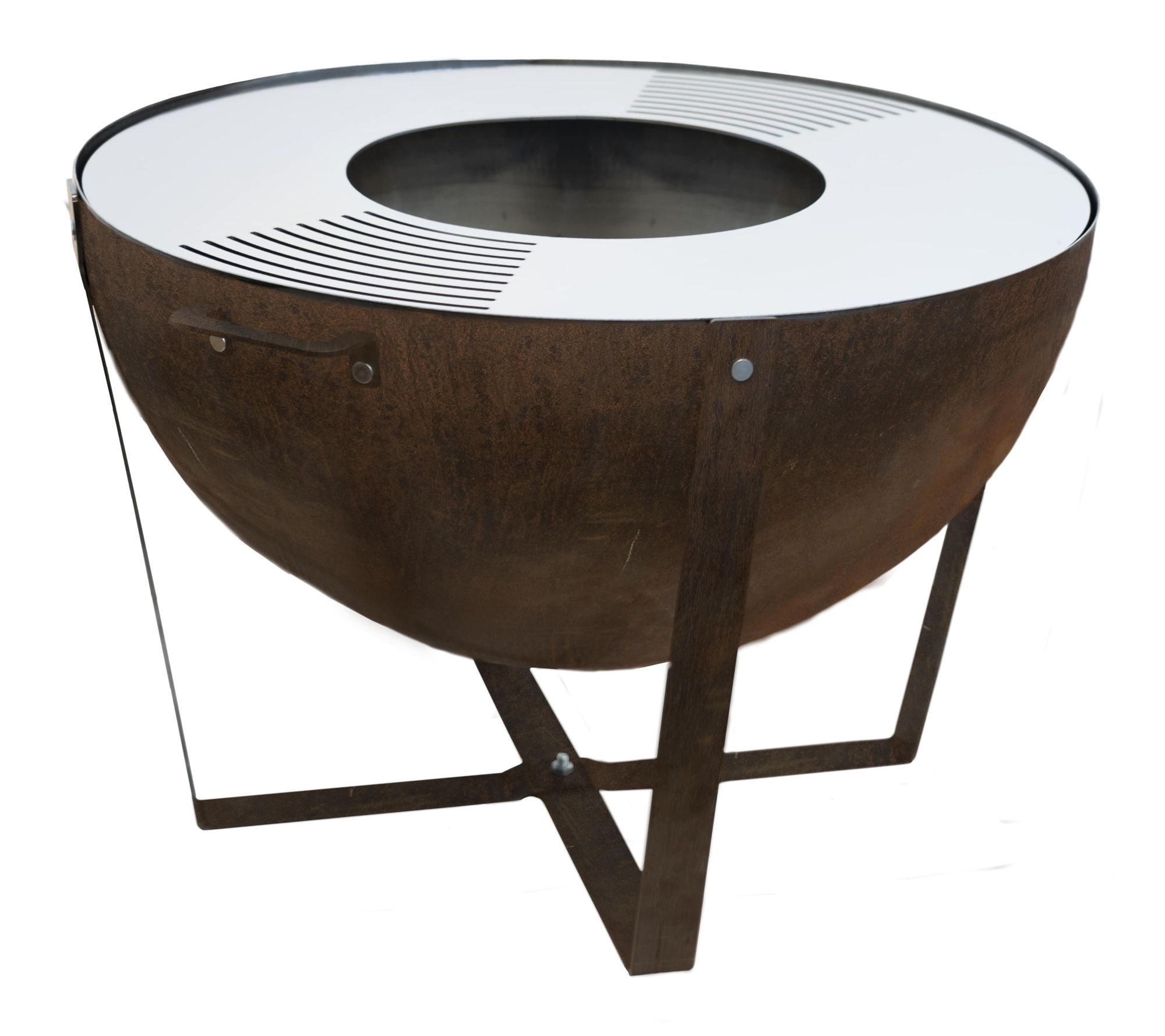 Big Horn Dakota 32" Corten Steel Fire Bowl