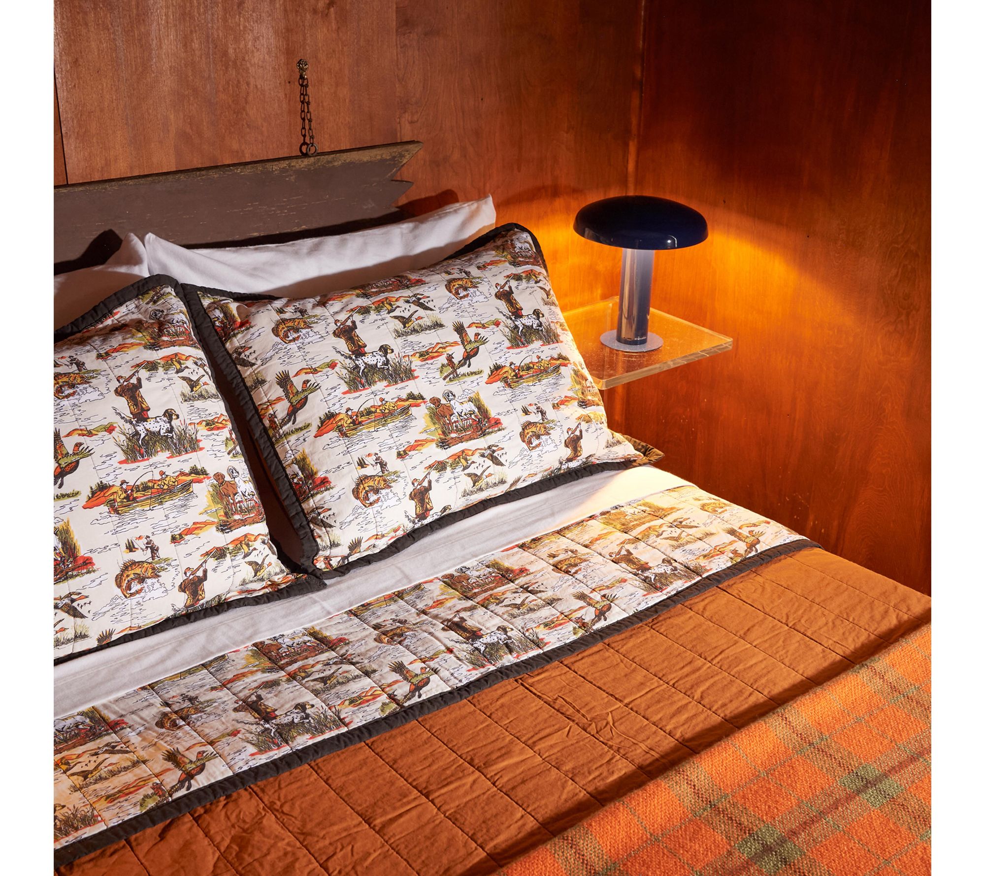 Makers Collective Camp Wandawega Sportsmen's Twin Quilt Set